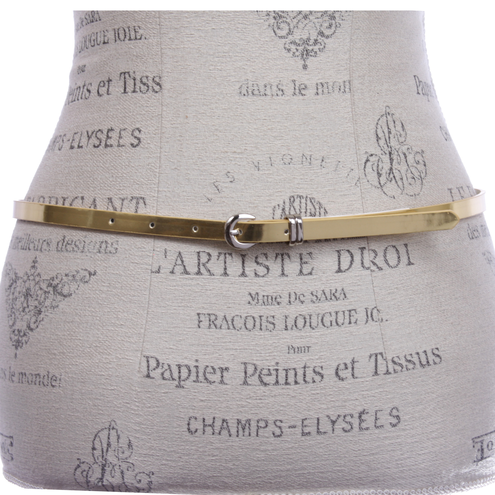 1/2″ inch Patent Leather Skinny Belt