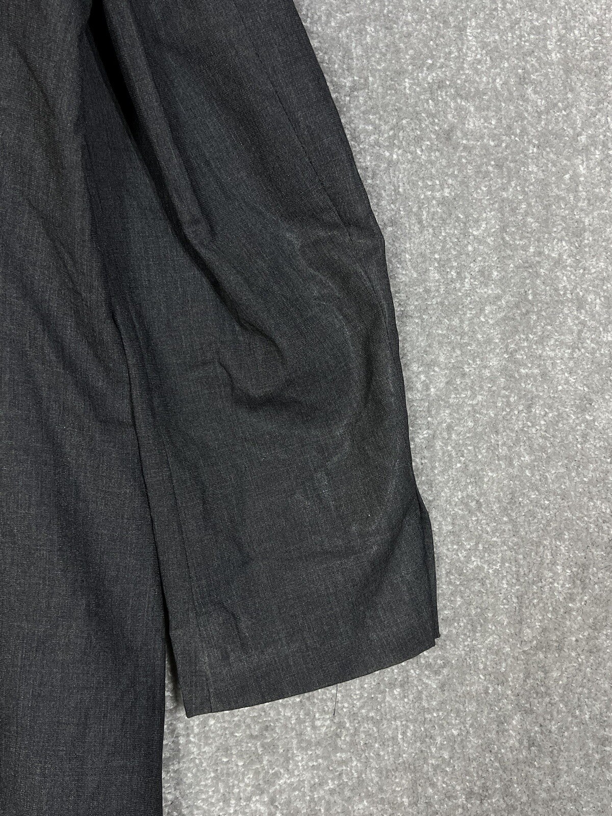 Andrew Fezza All Seasons Cashmere Wool Blazer Mens Size 46L Gray Pockets