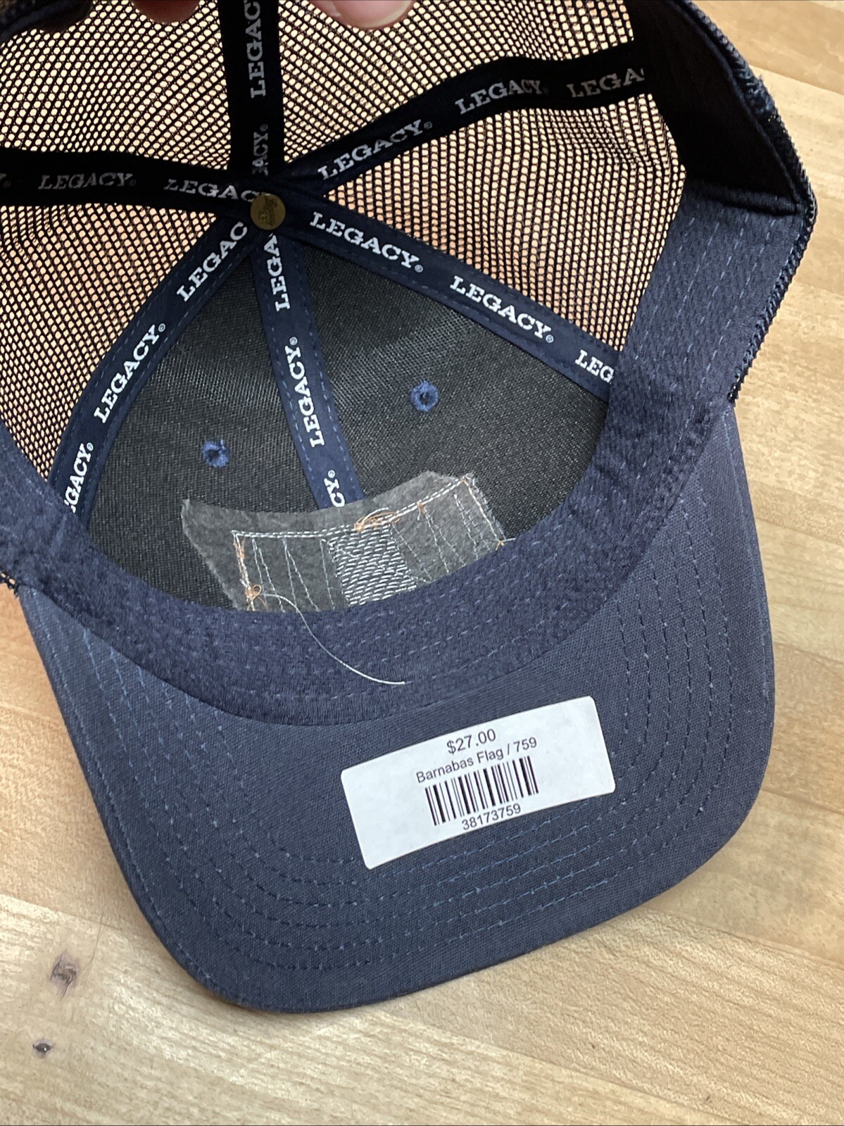LEGACY Barnabas USA Flag Trucker Lo-Pro SnapBack CAP Hat With tag CLEAN