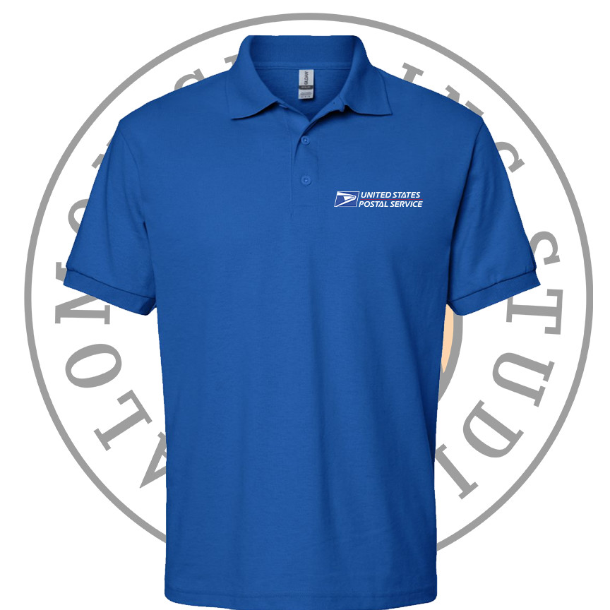 New postal Polo DryBlend Jersey Polo Embroidery Logo Pocket Size Rural Carrier
