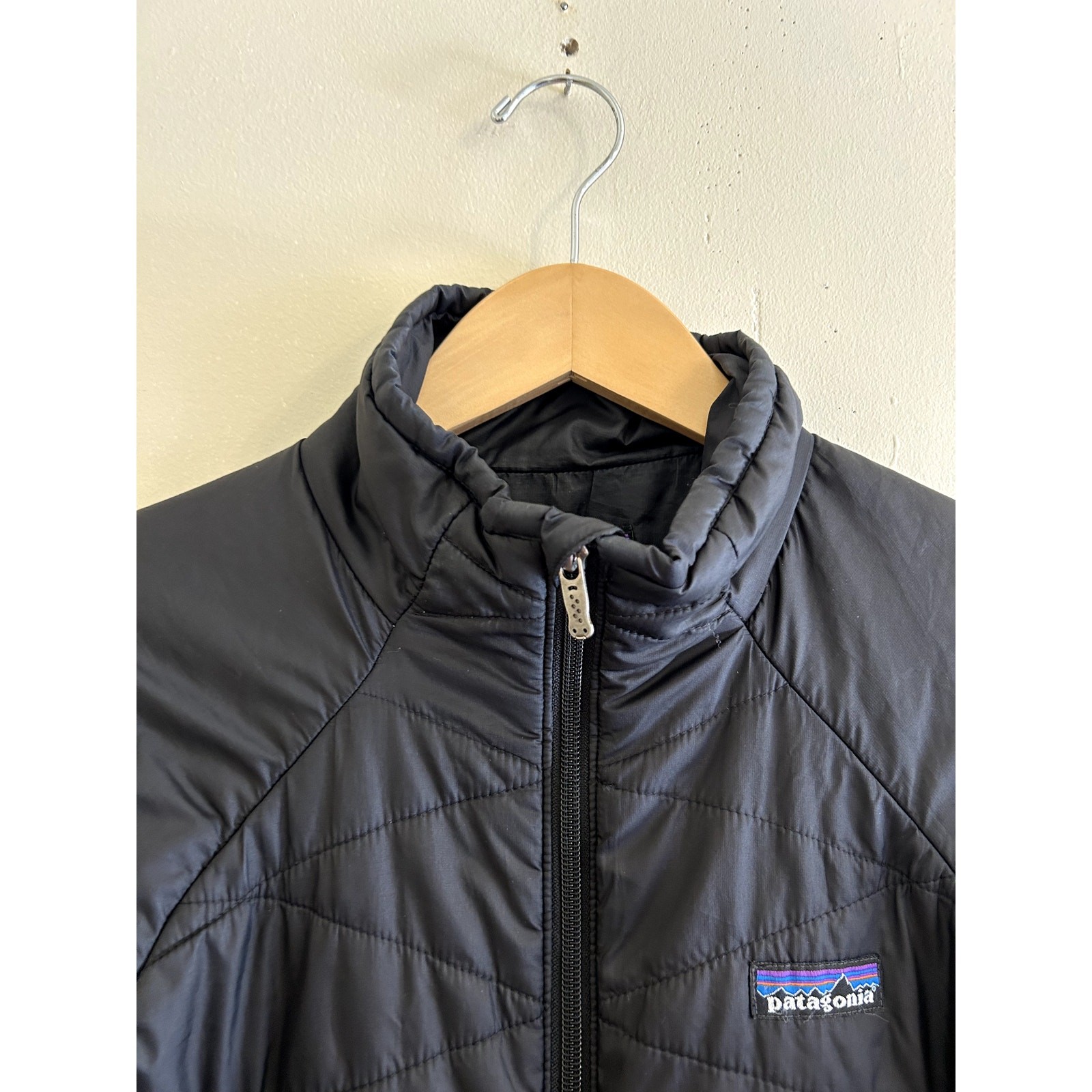 Black Patagonia Micro Puff Jacket Quilted Women’s Medium