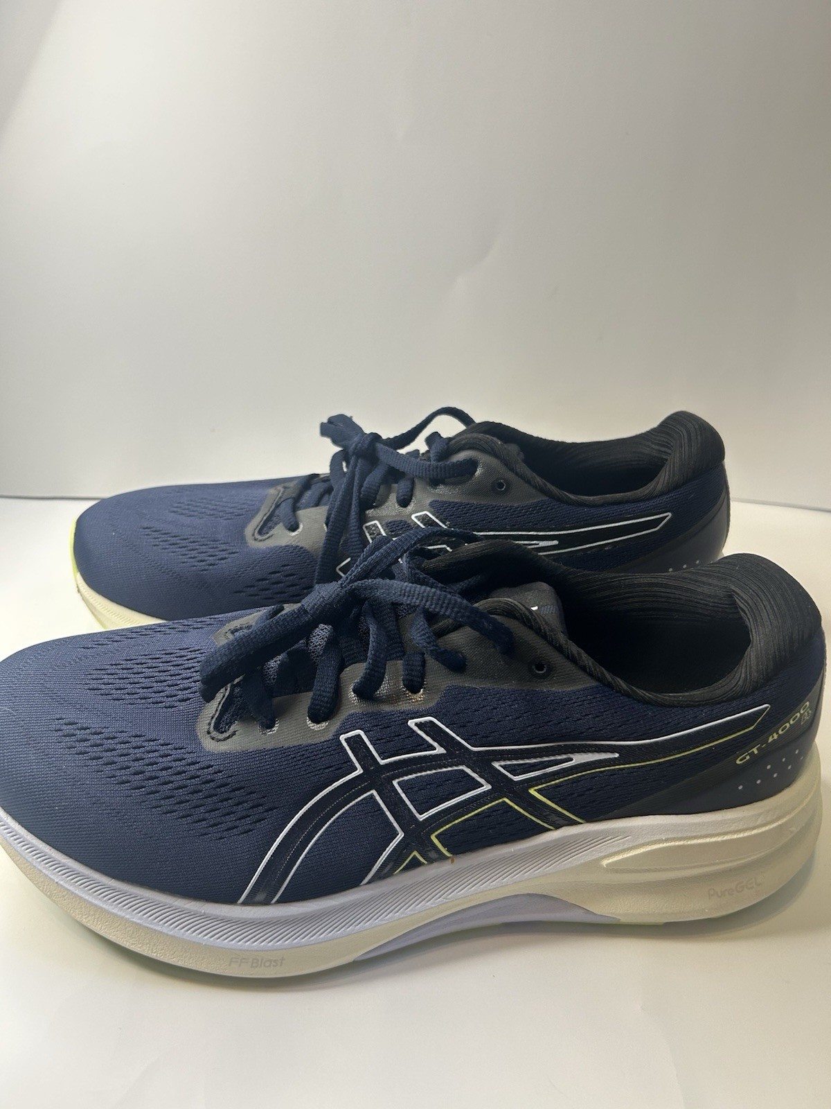 ASICS GT-4000 4 Women’s 9.5 D Wide Running Walking Shoes Navy Blue Cushion