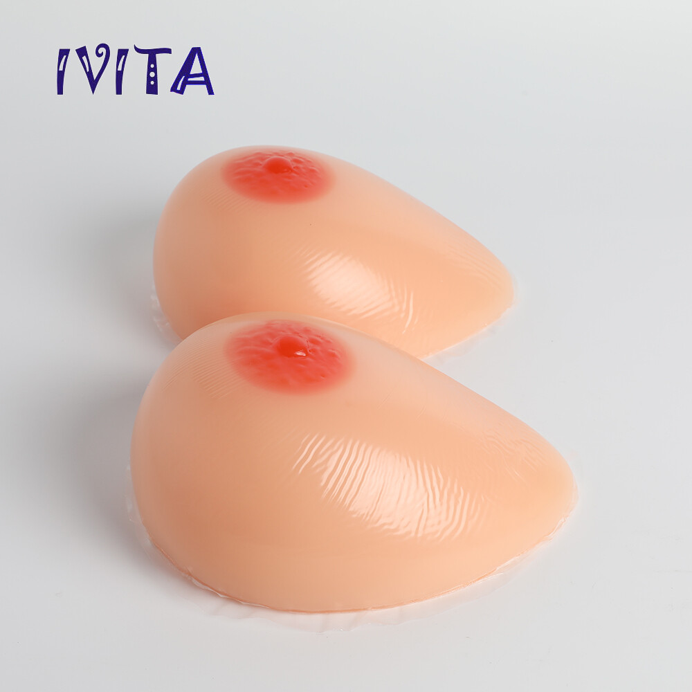 A-FF Cup Teardrop Self-adhesive Silicone Breast Forms CD Boobs Bra Enhancers