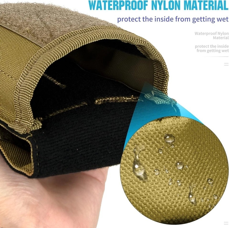 Tactical Molle Cell Phone Bag Case with Belt Clip Loop Holster Pouch Carry Cover