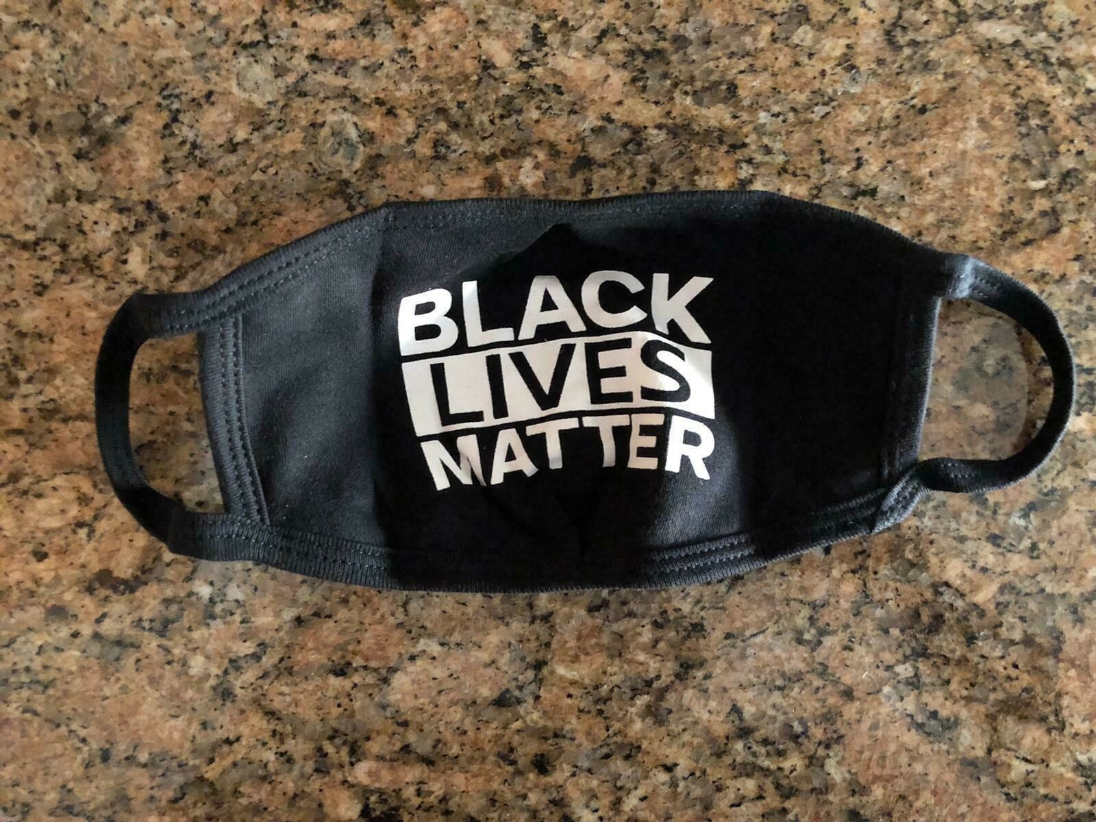 3 Pack BLACK LIVES MATTER Face Fashion Mask Washable Reusable 100% Cotton FLOYD