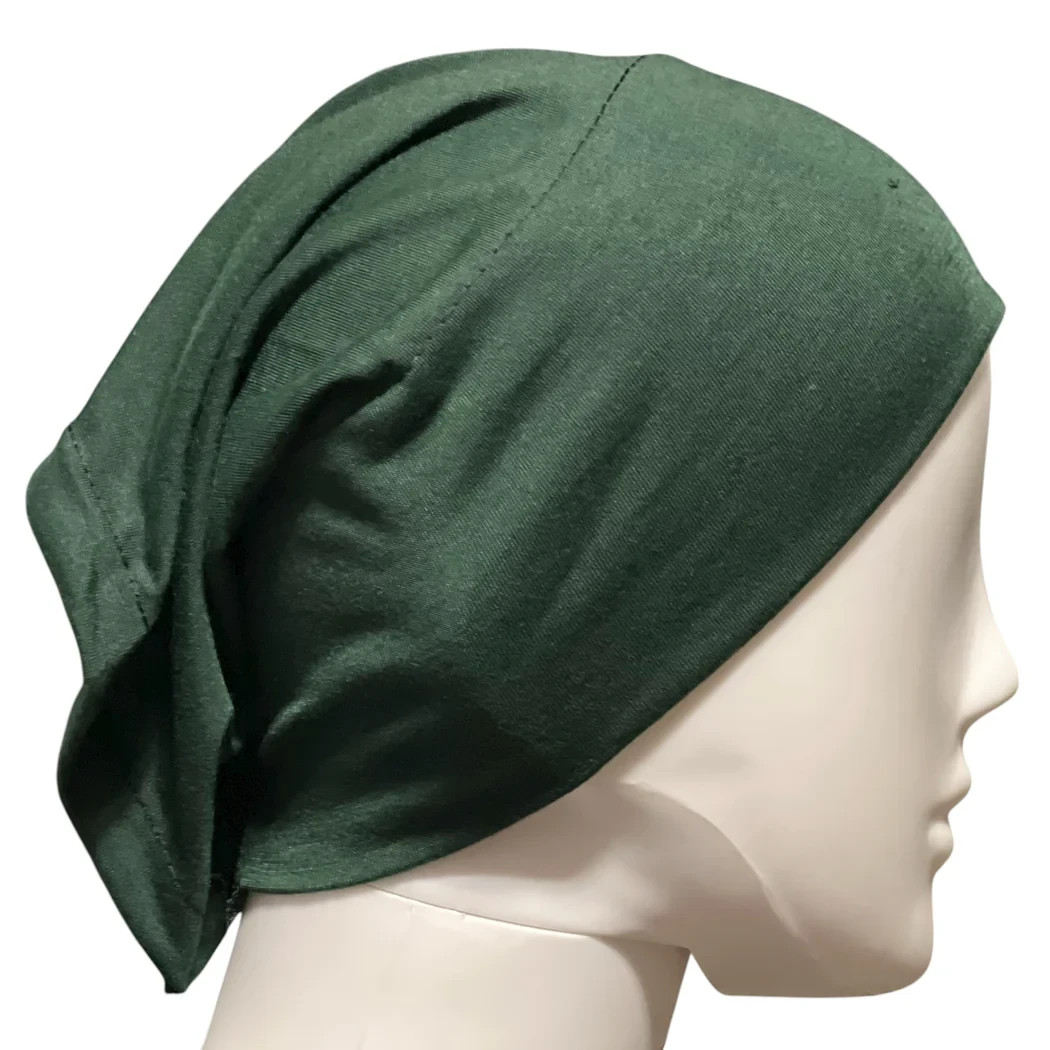 Cotton Hijab Undercap Stretch Cap Solid Color Breathable Inner Scarf 30+ Colors