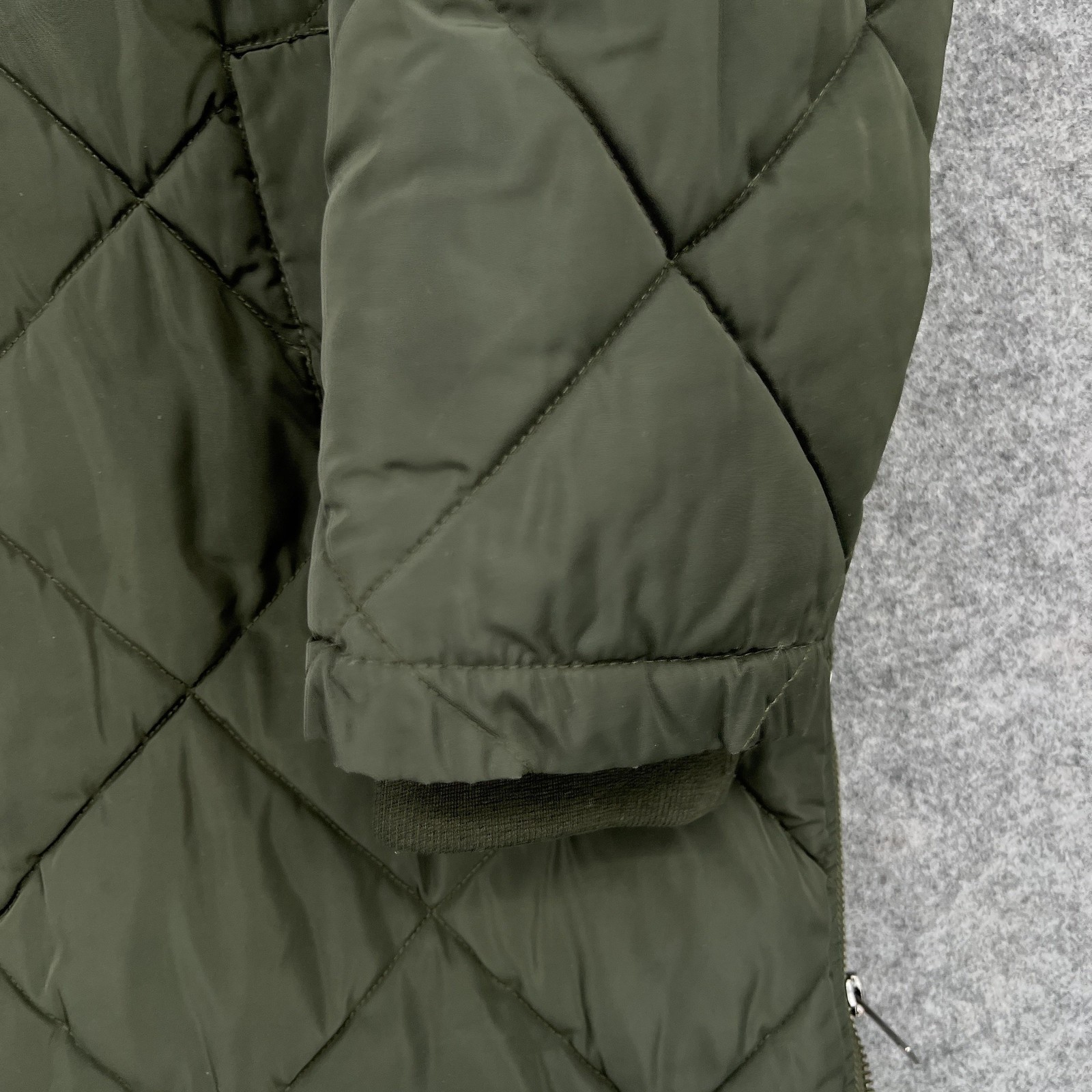 Levi’s Coat Mens XL Green Quilted Hooded Lined Insulated Pockets Outdoors