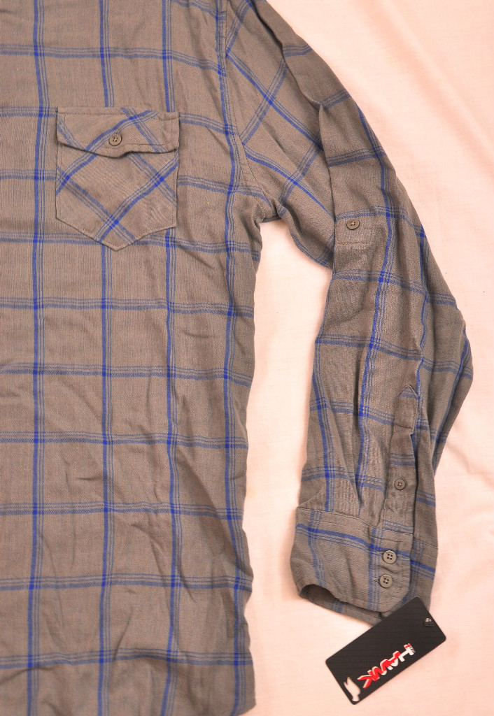 young men’s Tony Hawk gargoyle plid shirt size XXL cotton msrp $38.00