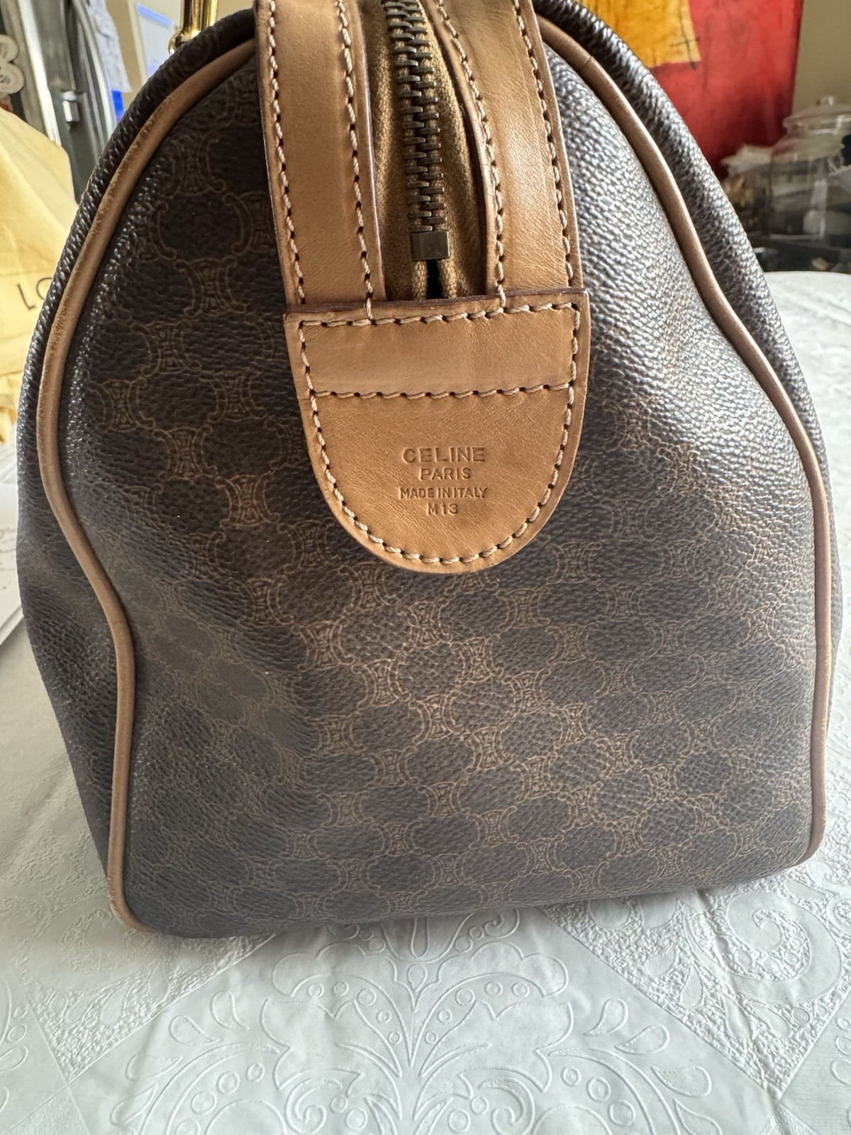 Celine Macadam Boston Bag