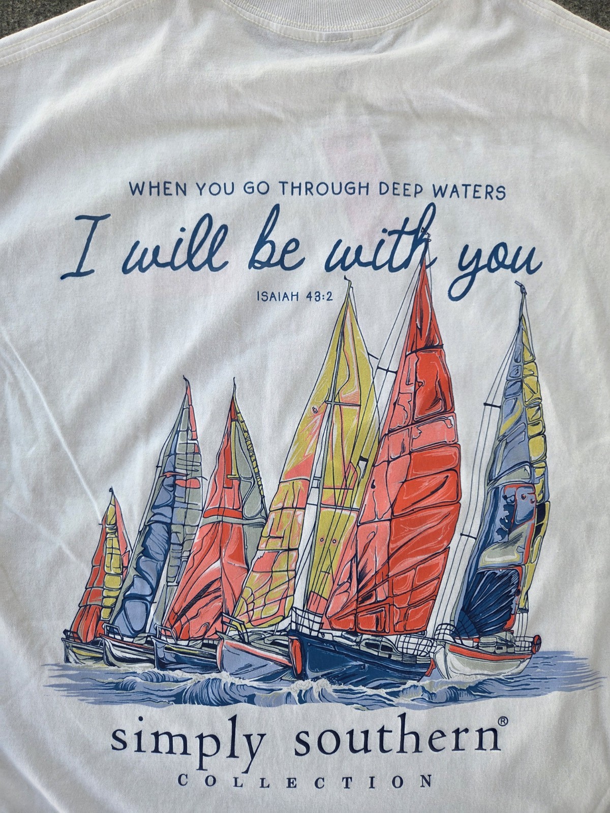 Simply Southern LARGE Short Sleeve “WHEN YOU GO…” NEW W Tags closeout design