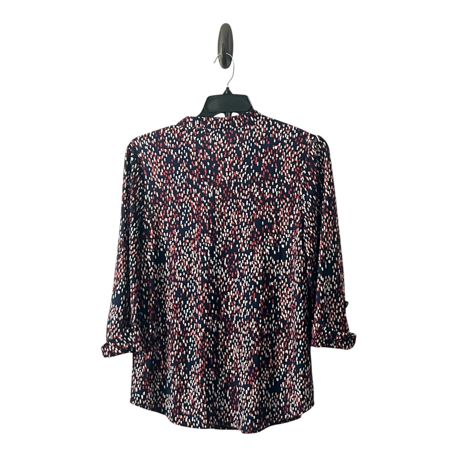 Ava & Grace Women’s Pop-Over Split Neck 3/4 Cuffed Sleeve Size M