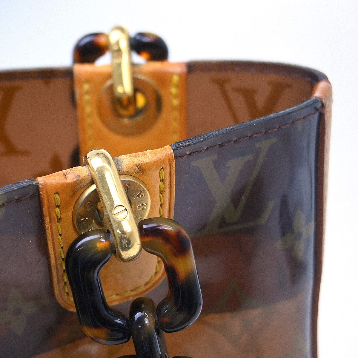 Best05 LOUIS VUITTON Monogram Cabas Ambre PM Tote Bag M92502 LM0054 YQ08730