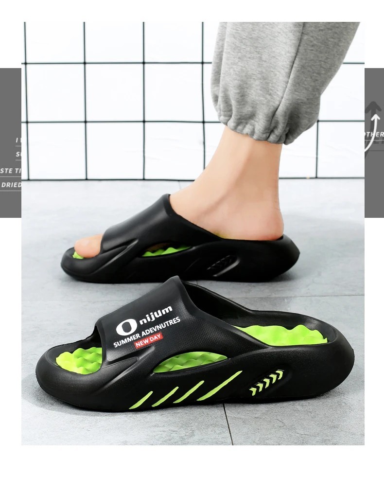 Men’s Summer Orthopaedic Massage Slippers Non-Slip Cool Sandals Comfort Slippers