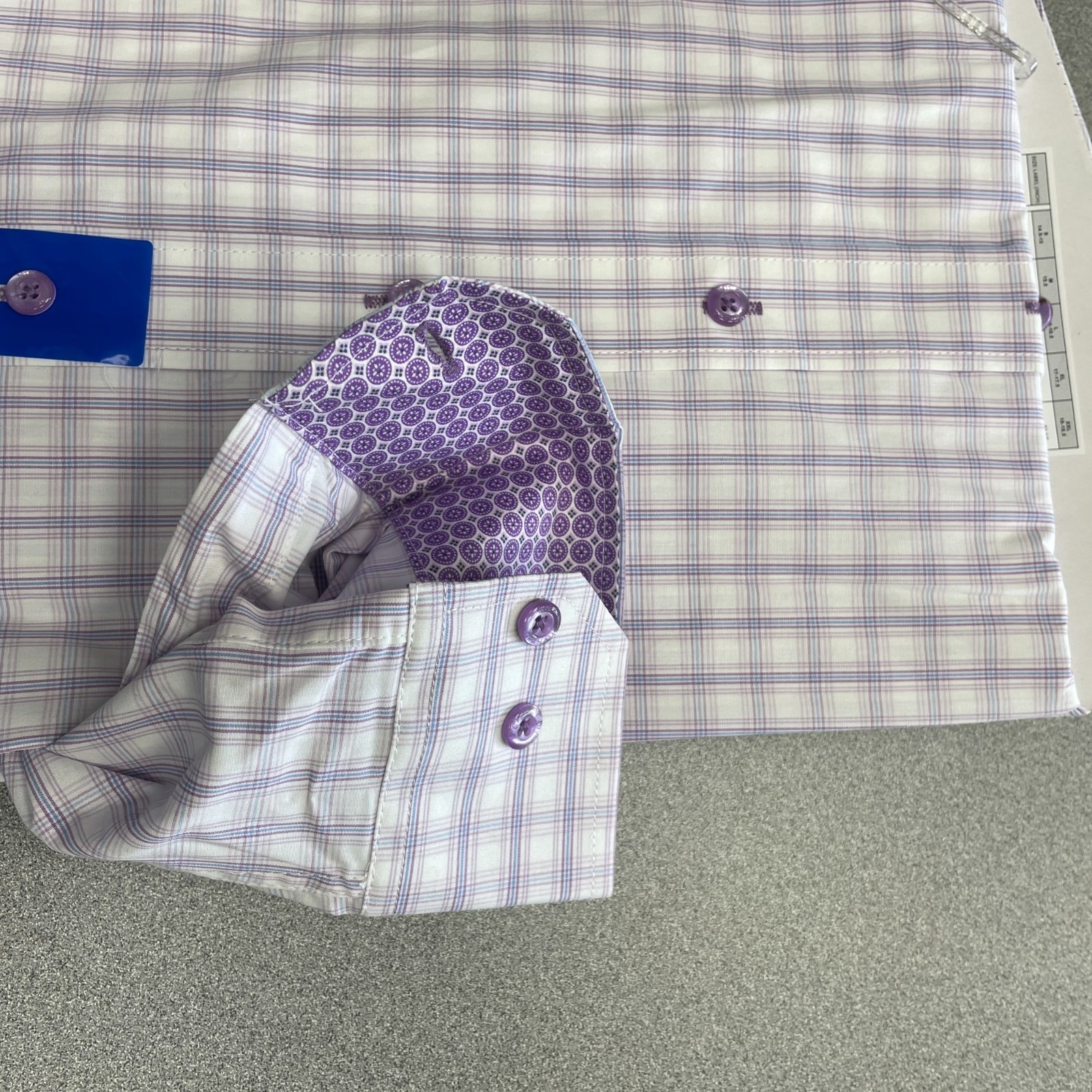 NEW Nick Graham Men’s L-R Performance Cotton Dress Shirt 16-16.5 32/33 Stretch