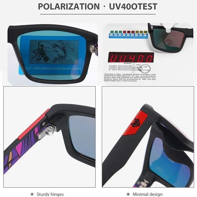 New Fox Knight Brand Square Sunglasses Women Men High Quality Glasses Outdoor