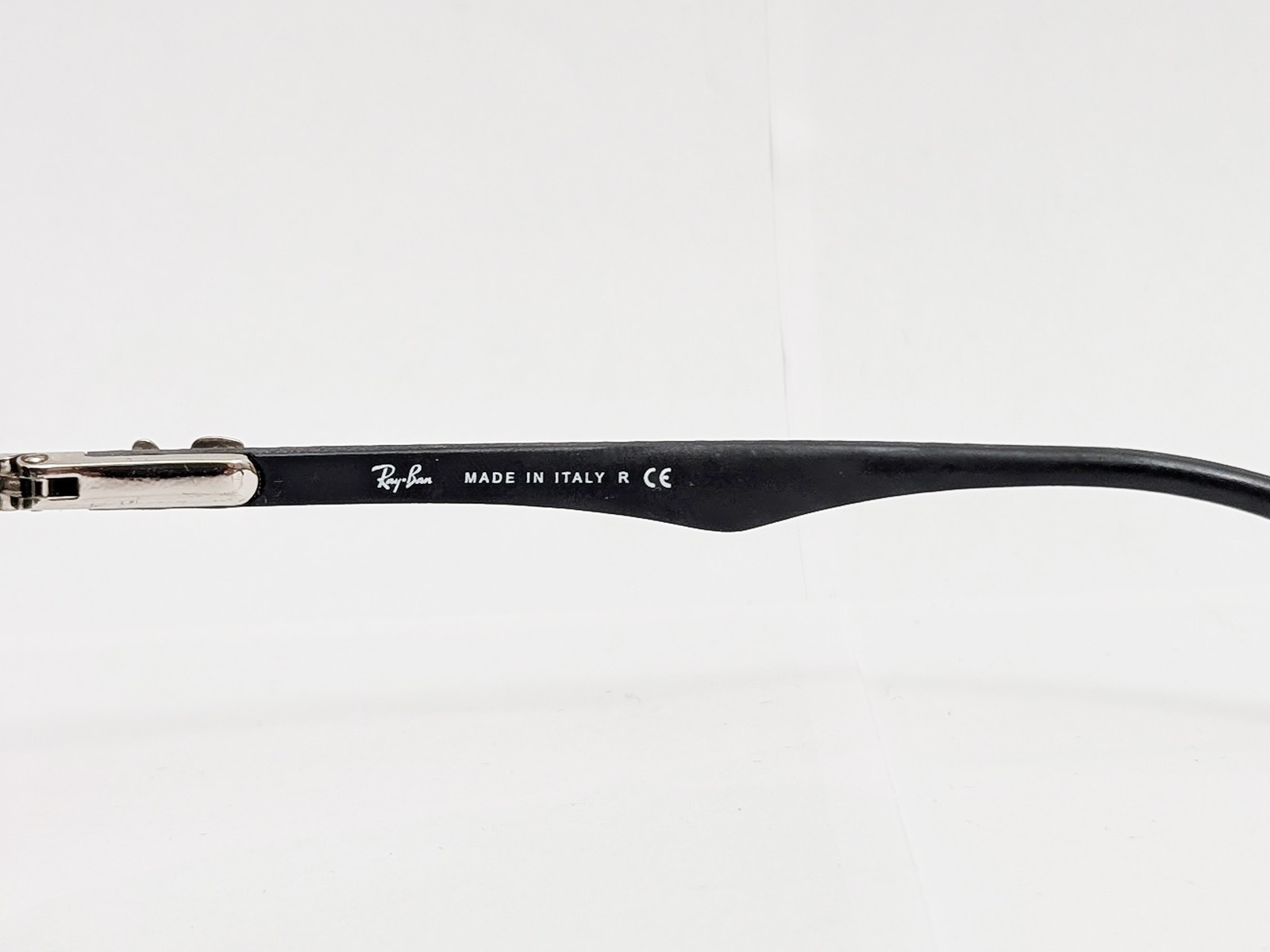 Ray-Ban RB8313 Aviator Sunglasses Silver Carbon Fiber Green Lens 003/40 61-13