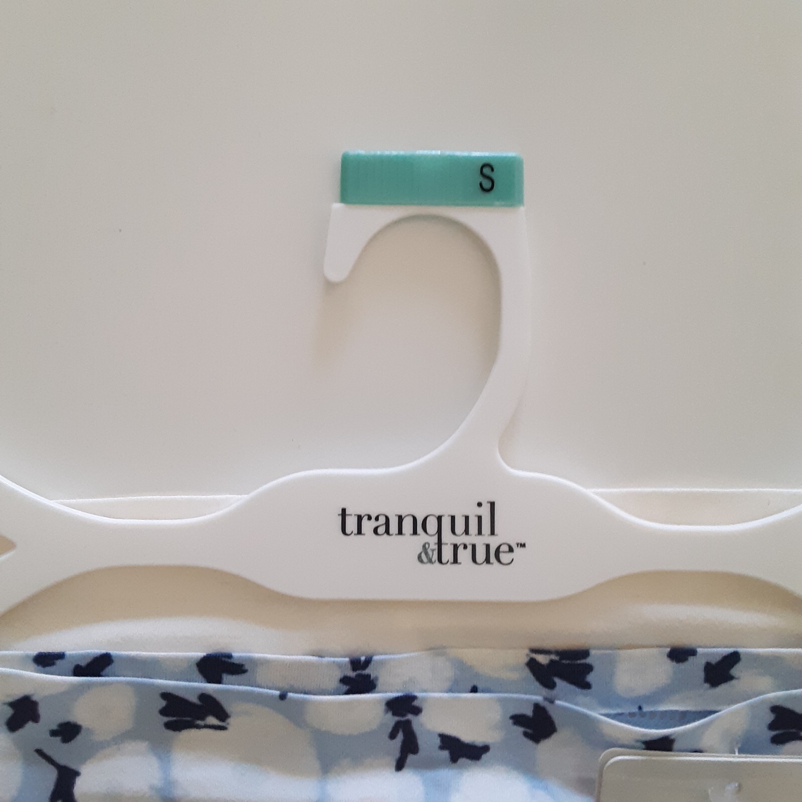 Tranquil & True Womens Size S Bikini Underwear Lace Back Blue Ivory 2 Pack
