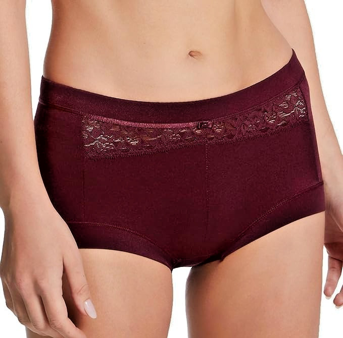 Maidenform Women’s 3 Pack Comfort Devotion Boyshort 40774 Cola Red
