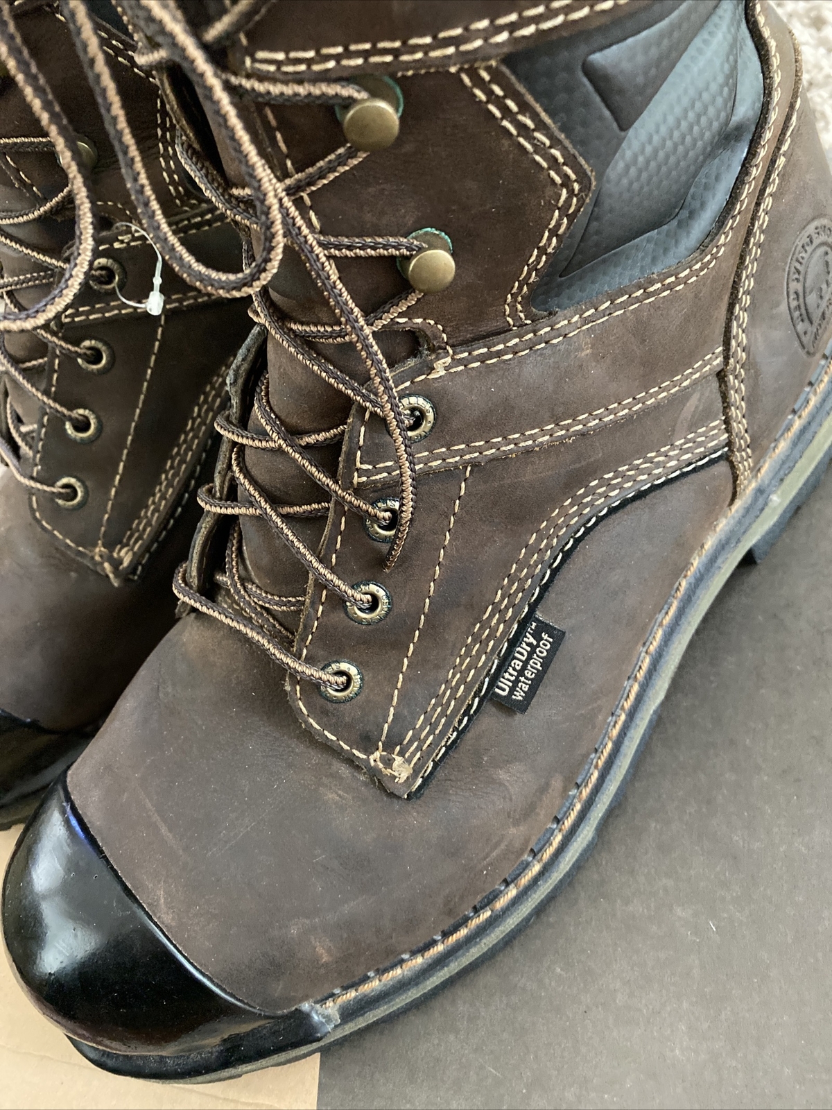 Red Wing Shoes Irish Setter Men’s 8” Lace-Up Soft Tuff Toe Boots Size 11.5M