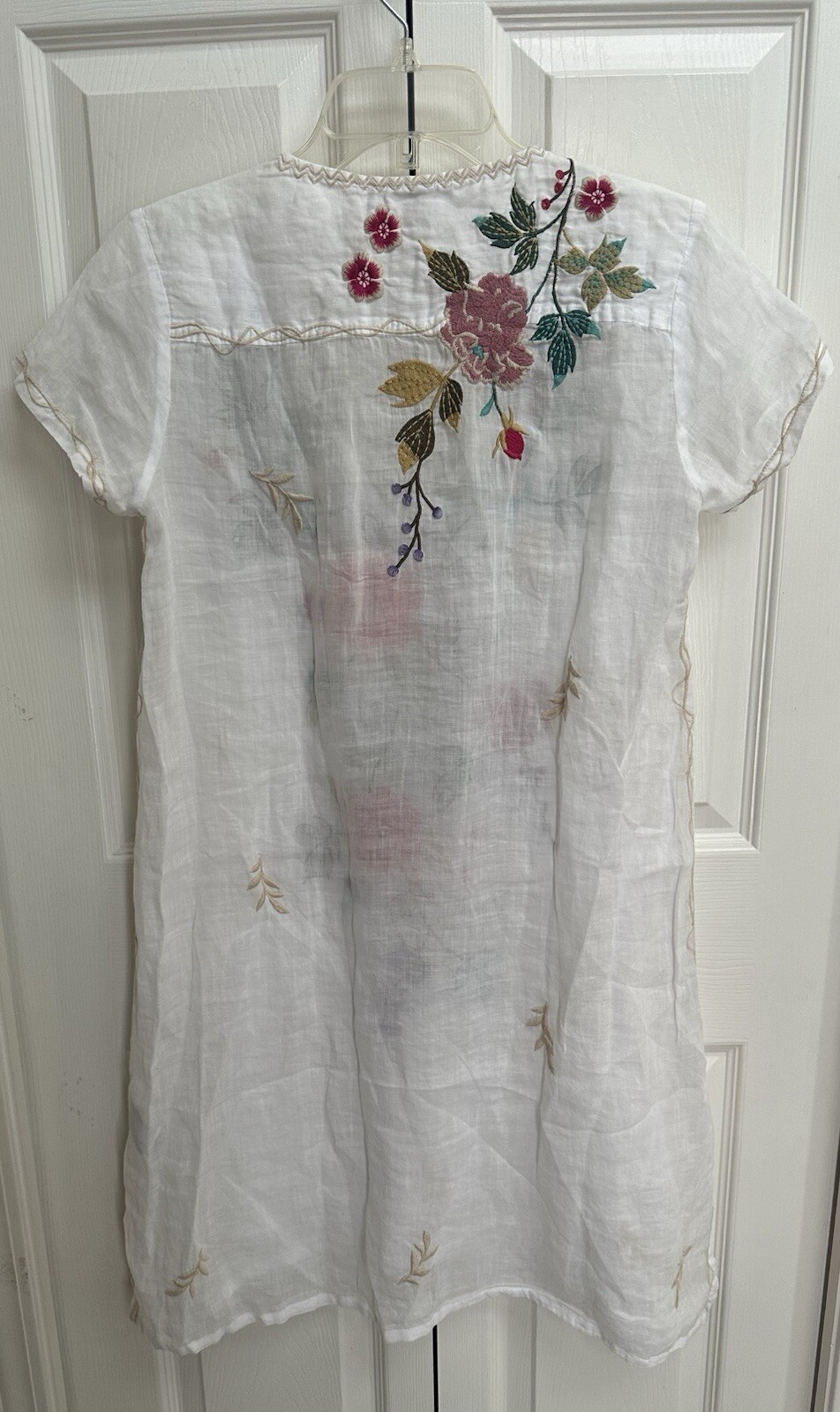 $250 Johnny Was SZ XS Adele Drape Tunic Swing Dress NO SLIP ~ Otherwise PRISTINE