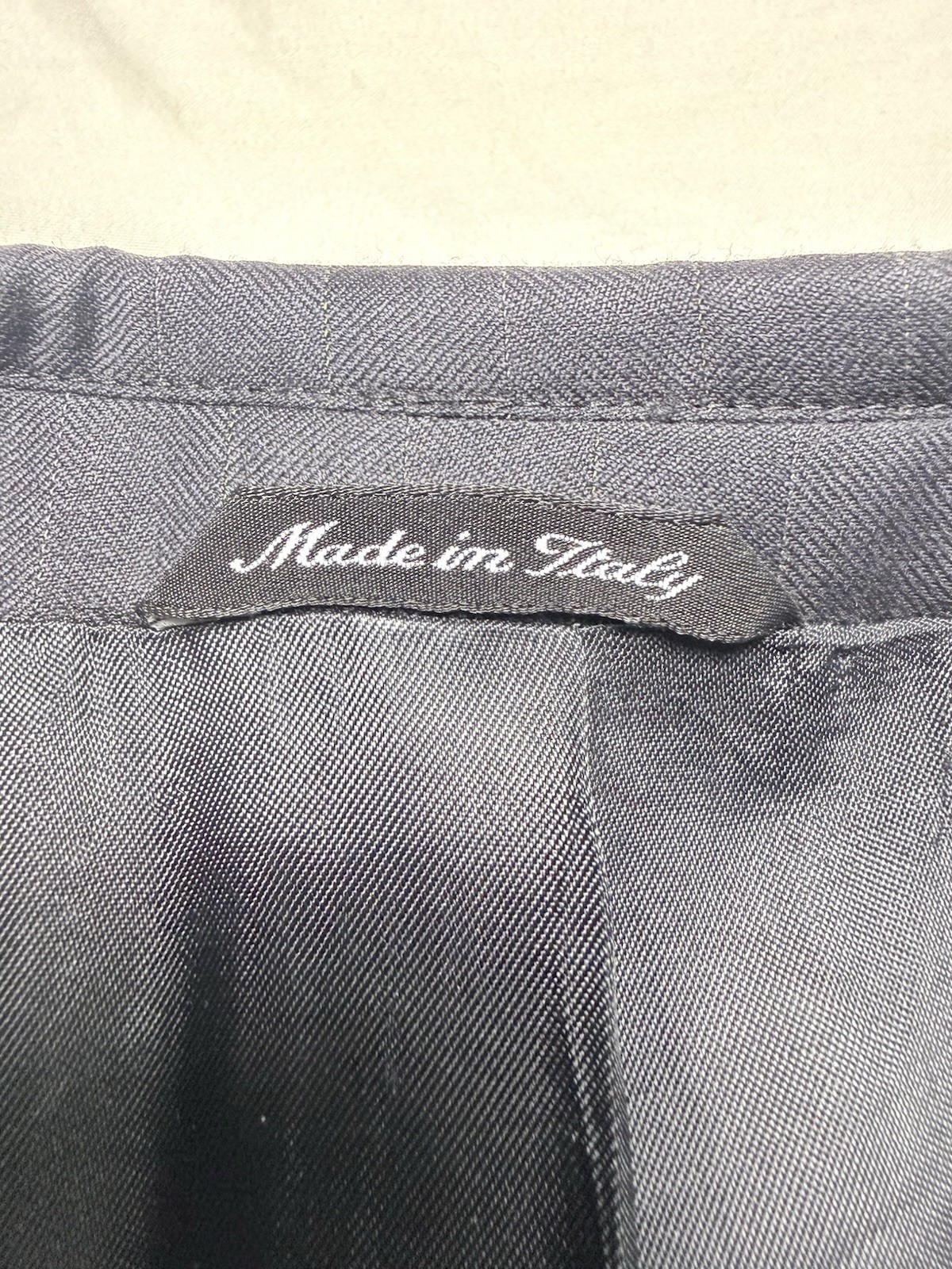 Vito Rufolo Suit Mens 48R 43×28 Made in Italy Lessona Super 100s 2 Piece Cuffed
