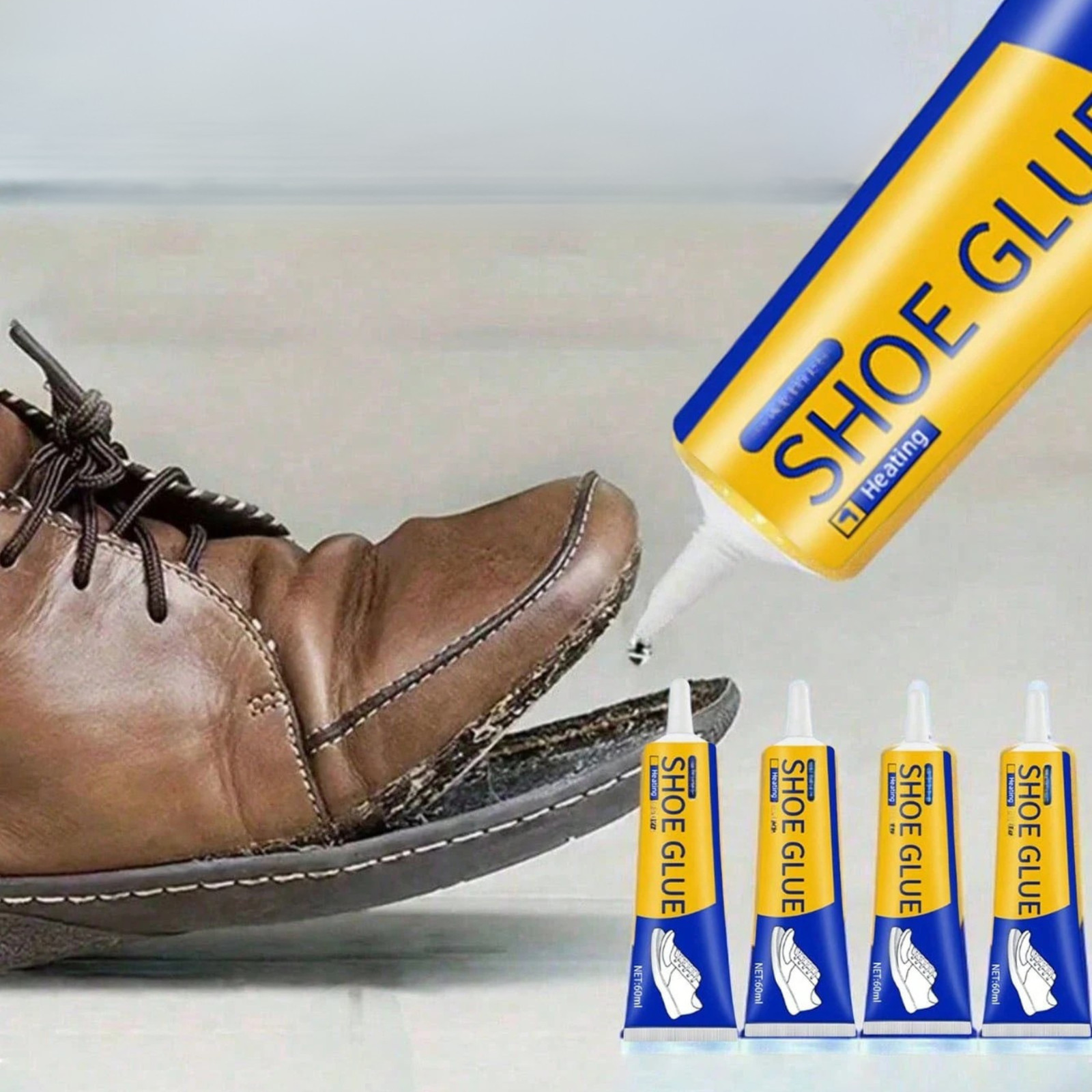 3Pc Shoe Glue Leather Sneakers Super Strong Repair Adhesive Waterproof Quick Dry