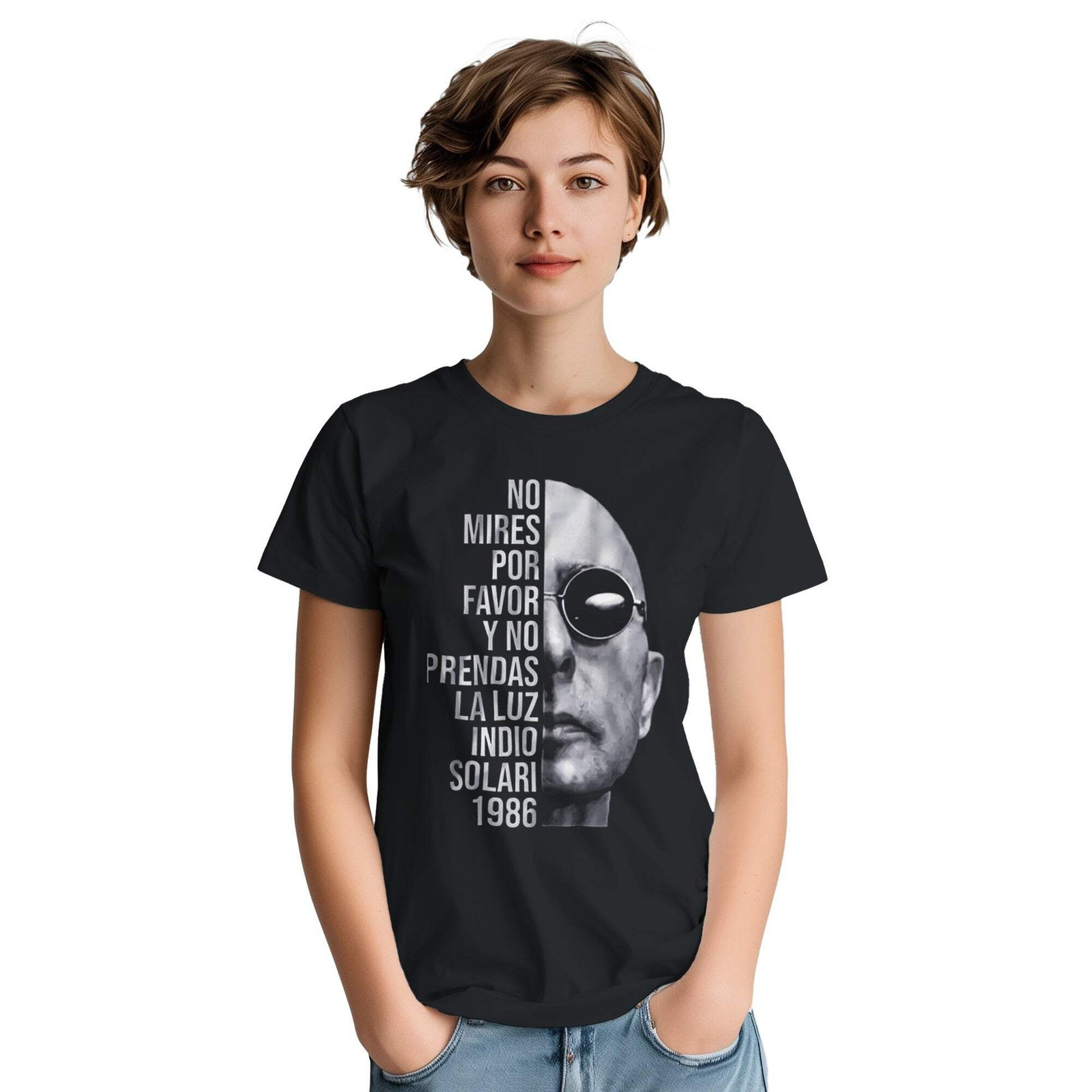 Indio Solari T-Shirt | Classic Fit Heavyweight Cotton Tee | Music Fan Gift | Uni