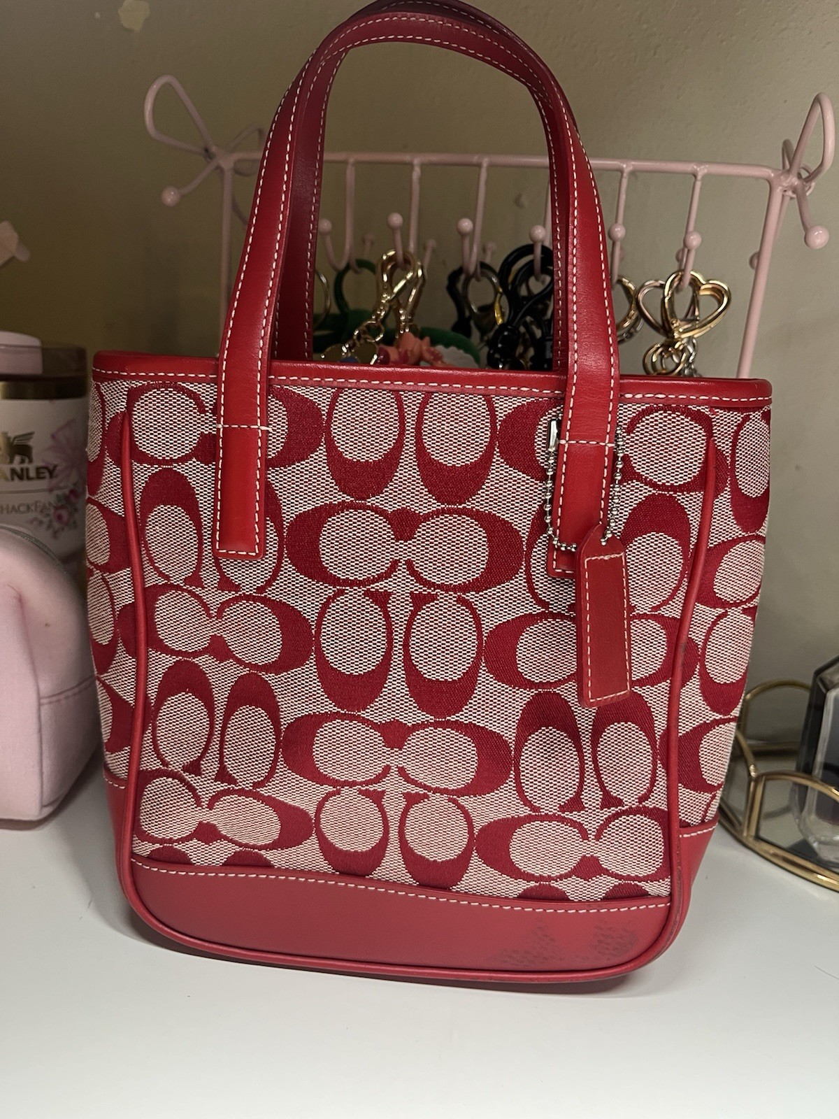 coach vintage mini lunch tote