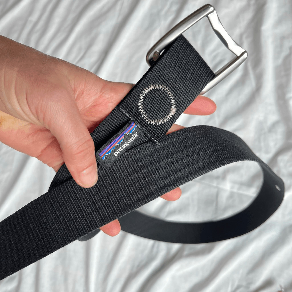 Patagonia Tech Web Belt Gorpcore Hiking Camping Black OSFA