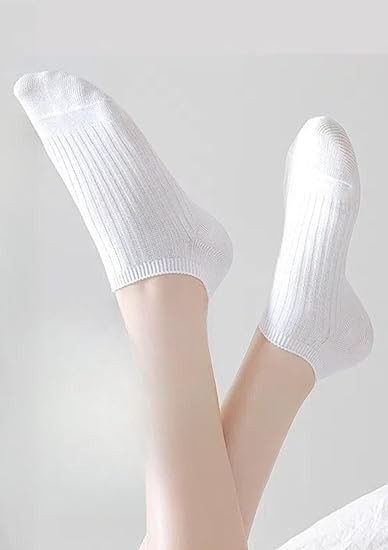 Women’s No Show Ankle Socks – 5/10 Pairs Low Cut Cotton Socks