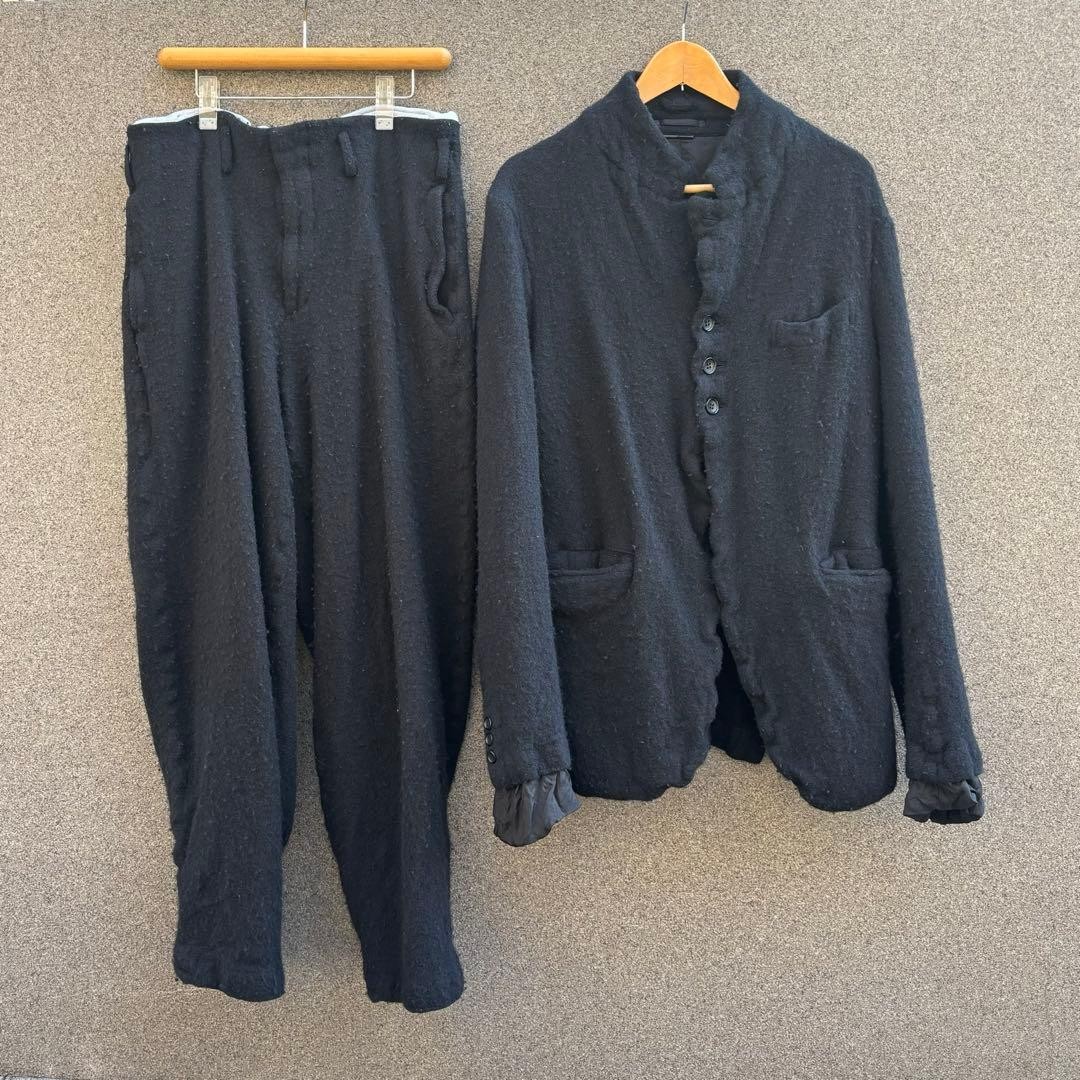 USED COMME DES GARCONS HOMME PLUS 2022 AUTUMN/WINTER SHRINK-FIT SET-UP BLACK G