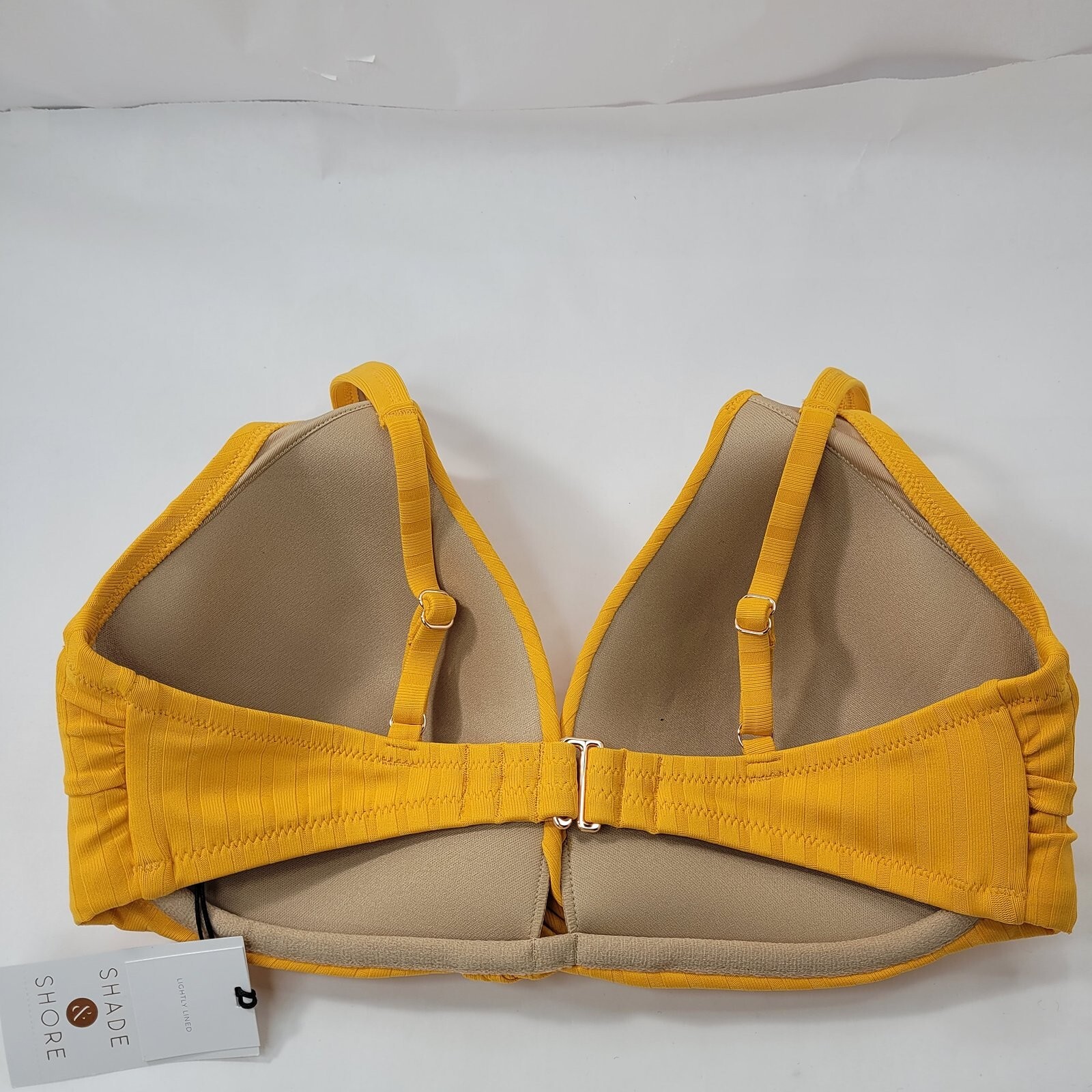 Shade & Shore Women’s Bikini Top Lightly Lined Underwired Padded Size 34 DD