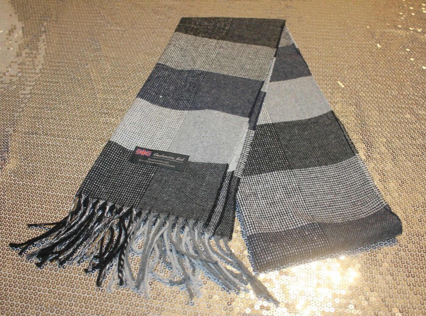 Soft & Warm Cashmere Feel Scarf Plaid for Men Women PICK YOUR COLOR