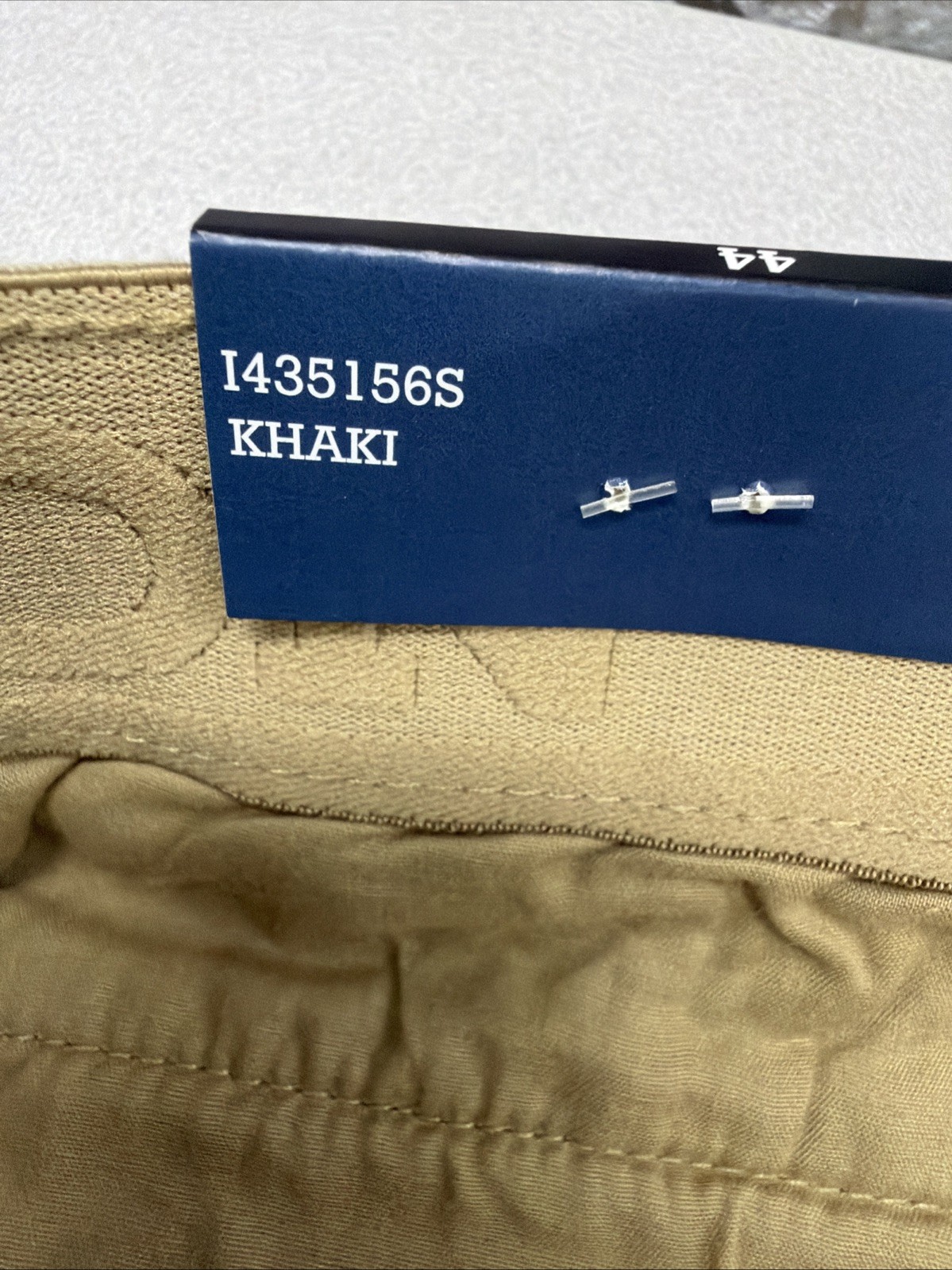 Men’s Iron Co Stretch Cargo Shorts, Khaki Size 44, Regular Fit