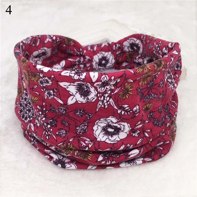 Bohemian Wide Cotton Stretch Headbands Women Headwrap Turban Headwear Bandage