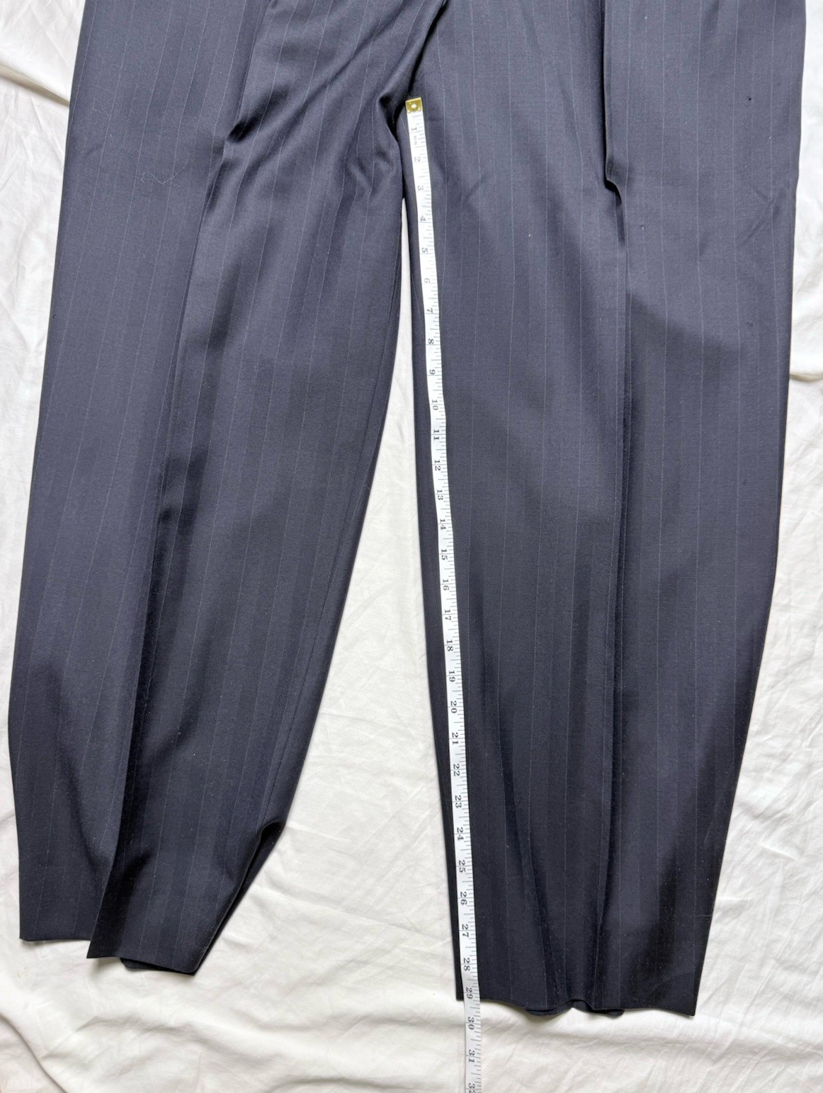 Vito Rufolo Suit Mens 48R 43×28 Made in Italy Lessona Super 100s 2 Piece Cuffed