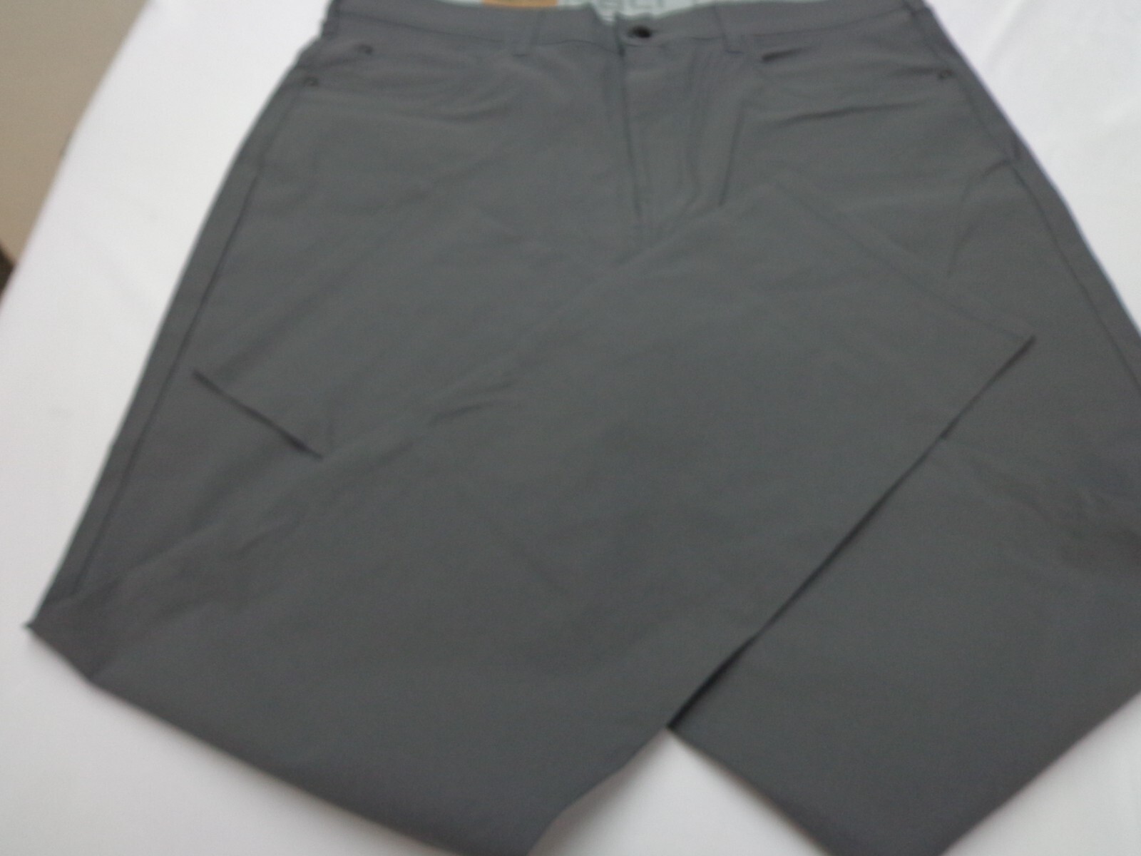 DENALI Charcoal Sky Gray Tech Fabric Stretch Pants NWT 36/30 MSRP $54
