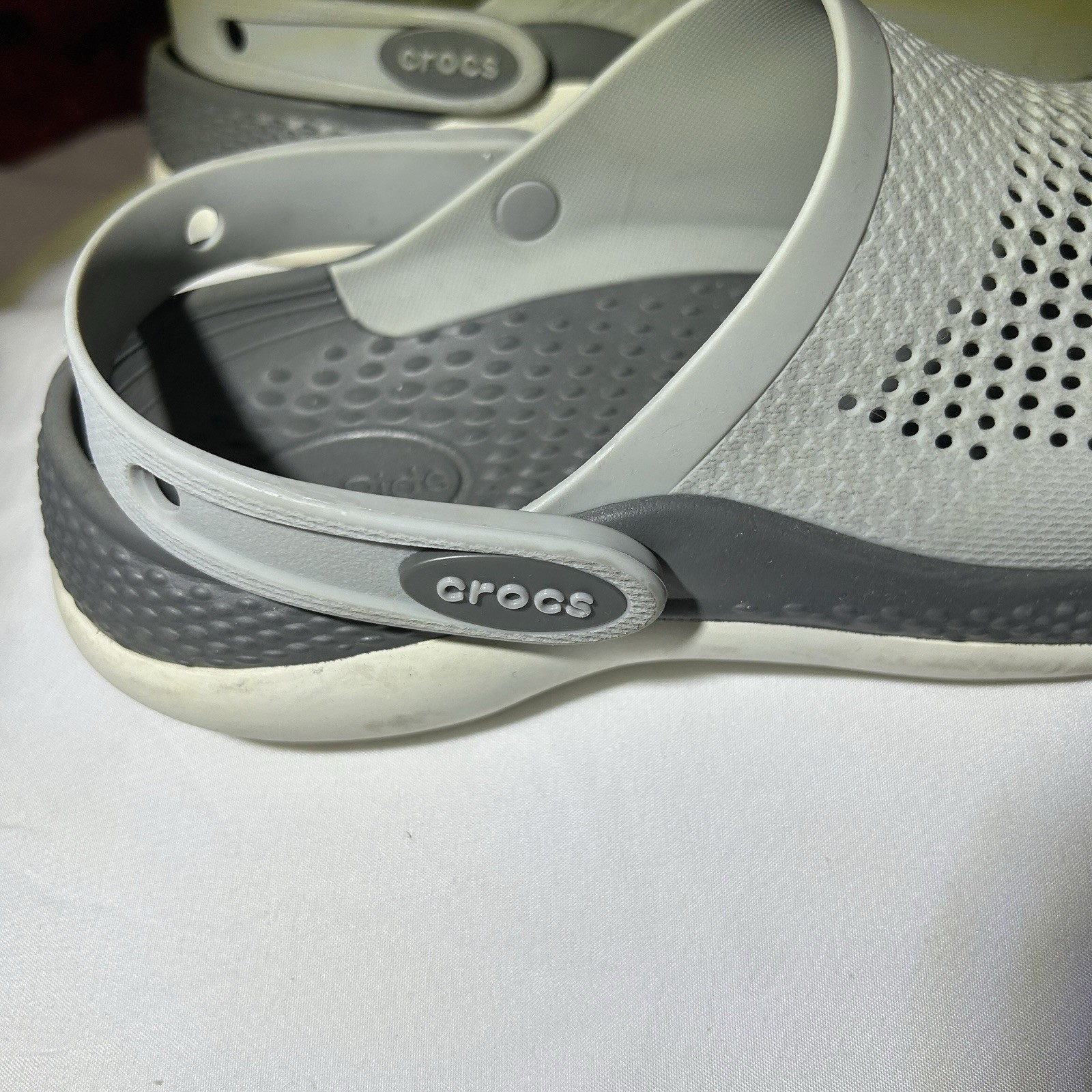 Crocs LiteRide 360 Clog Sandal Gray Shoes Adult Unisex Size Men 4 / Women 6