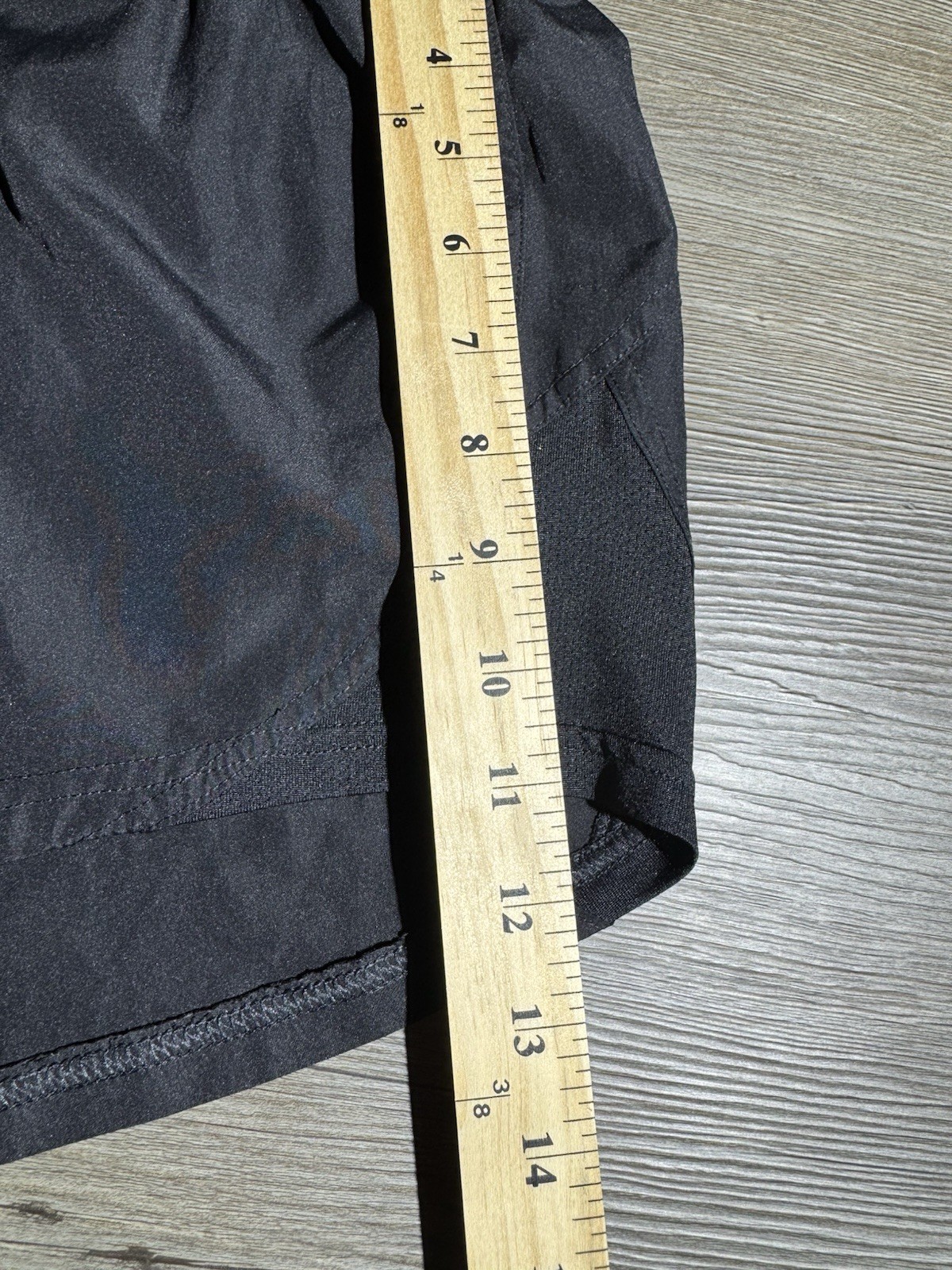 Athletic Works Women’s Running Shorts Black Size M 8-10 Built In Brief Lined