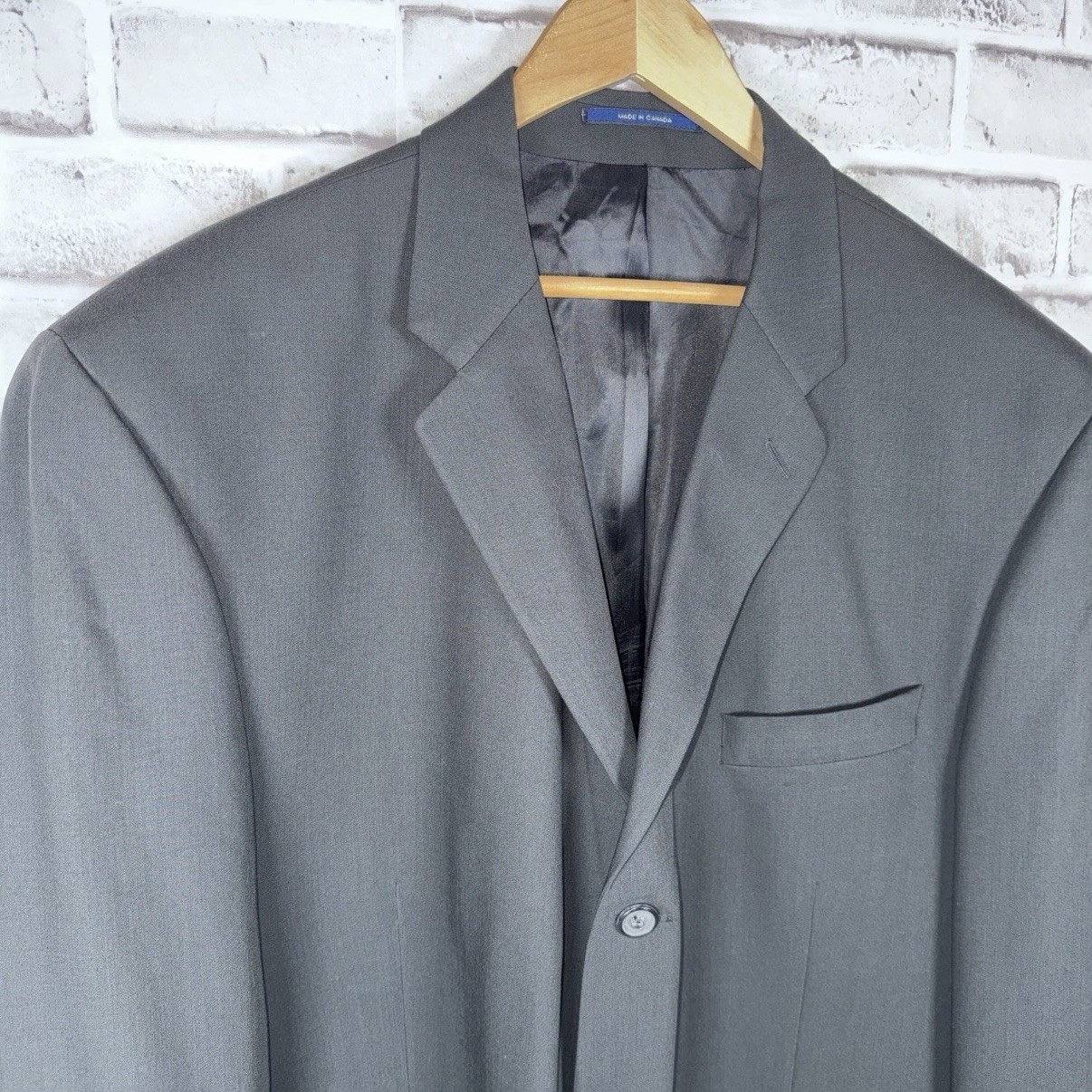 Vintage Ralph Ralph Lauren Jacket Black Wool Sport Coat Blazer Men’s 46R