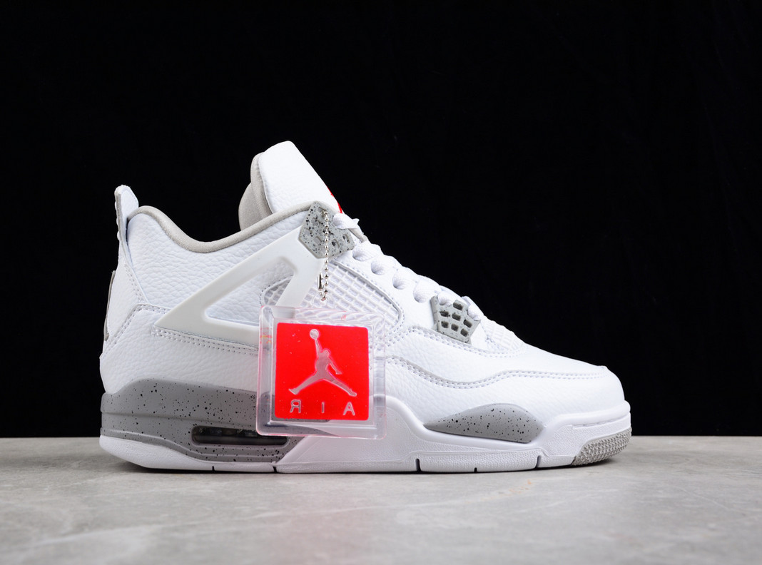 Jordan 4 Retro “White Oreo ” Men’s Basketball Shoes Mid Top