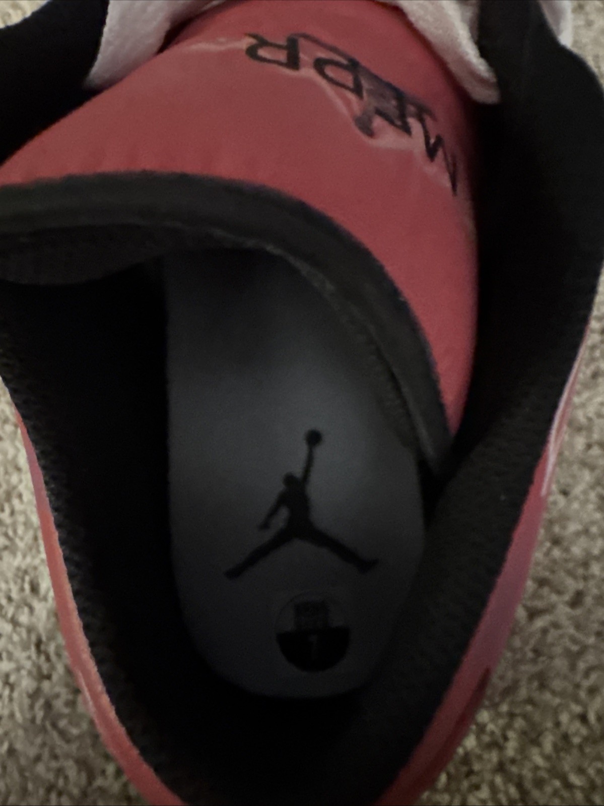 Cartoon Style Nike Jordan 1 Lows Men’s Size 7. Please See Description & Photos!