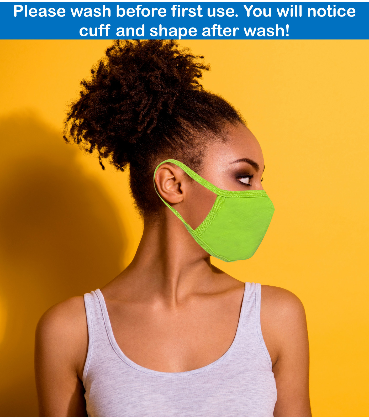 Cotton Face Mask, Reusable Fabric Mask, Blank Cloth Face Mask for Cricut & HTV