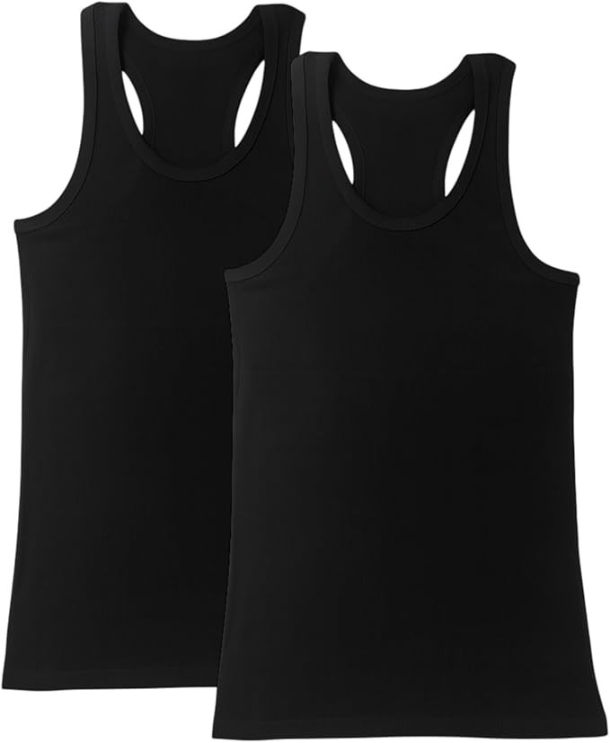 Pajama R Us Women’s 2-Pack Racer Back Tank Tops Size S M L XL XXL