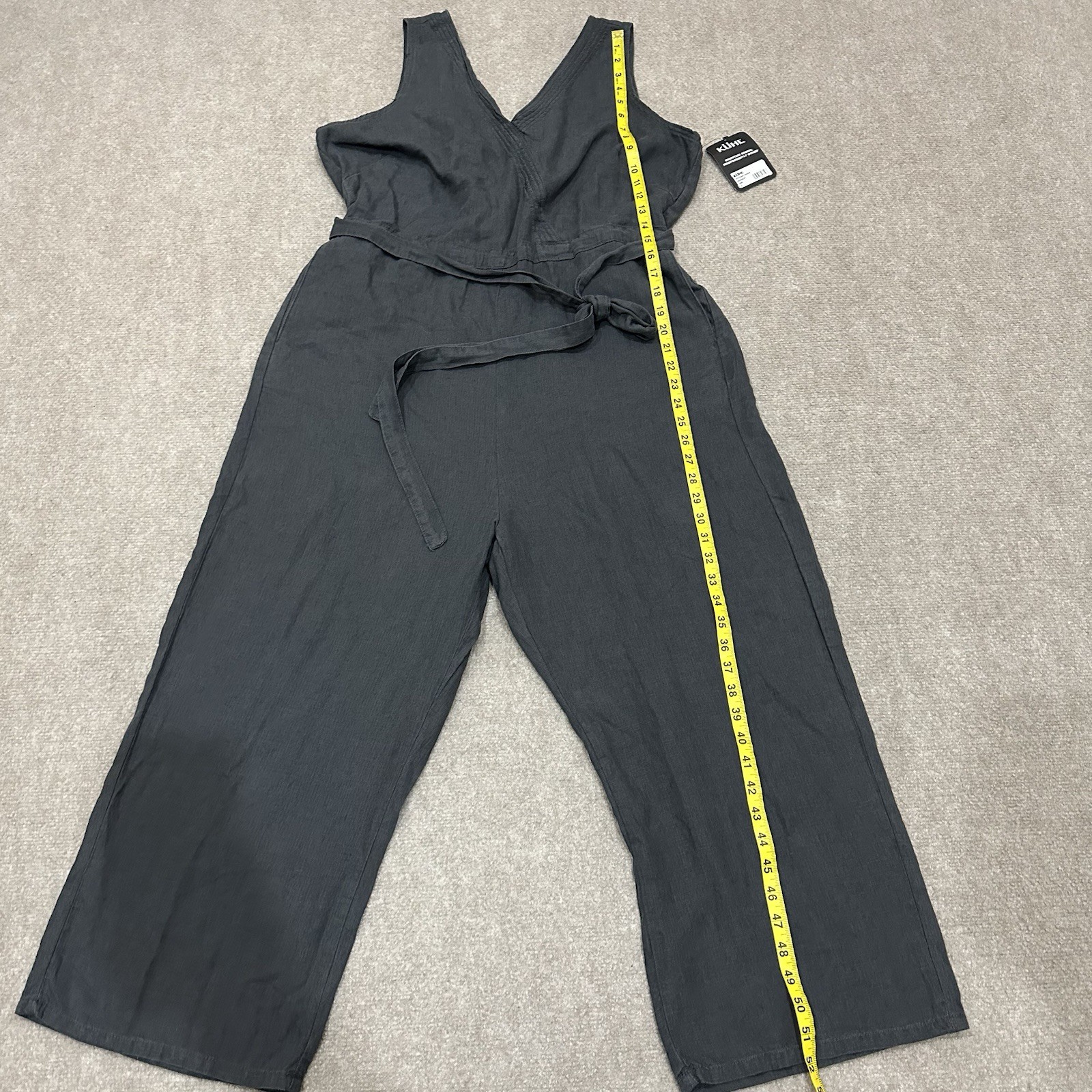 NWT Kuhl Women’s Size XL Pavement Gray Fresco Jumpsuit Outdoor Hiking