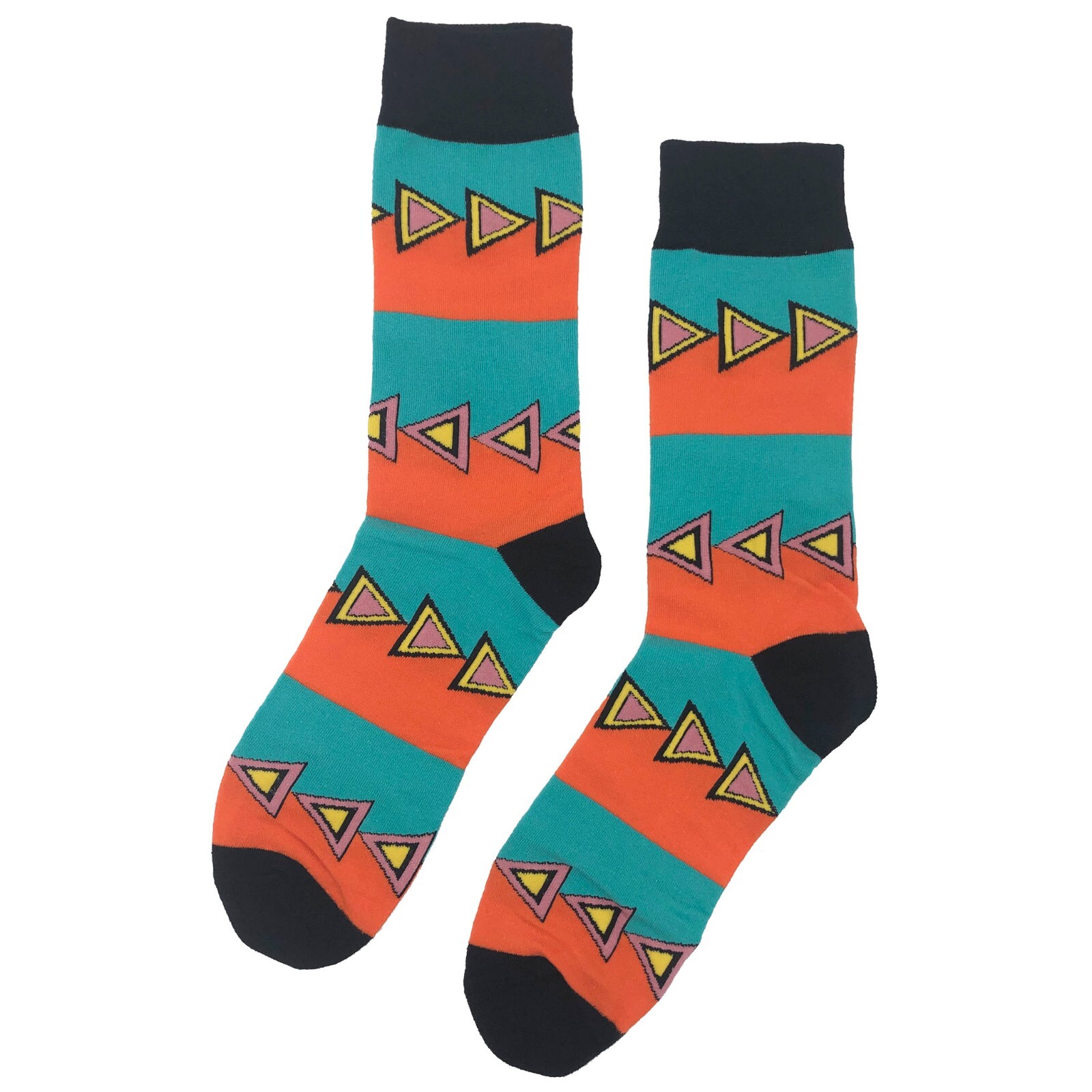NWT Abstract Pattern #2 Dress Socks 4 Pack Novelty Men 8-12 Crazy Fun Sockfly