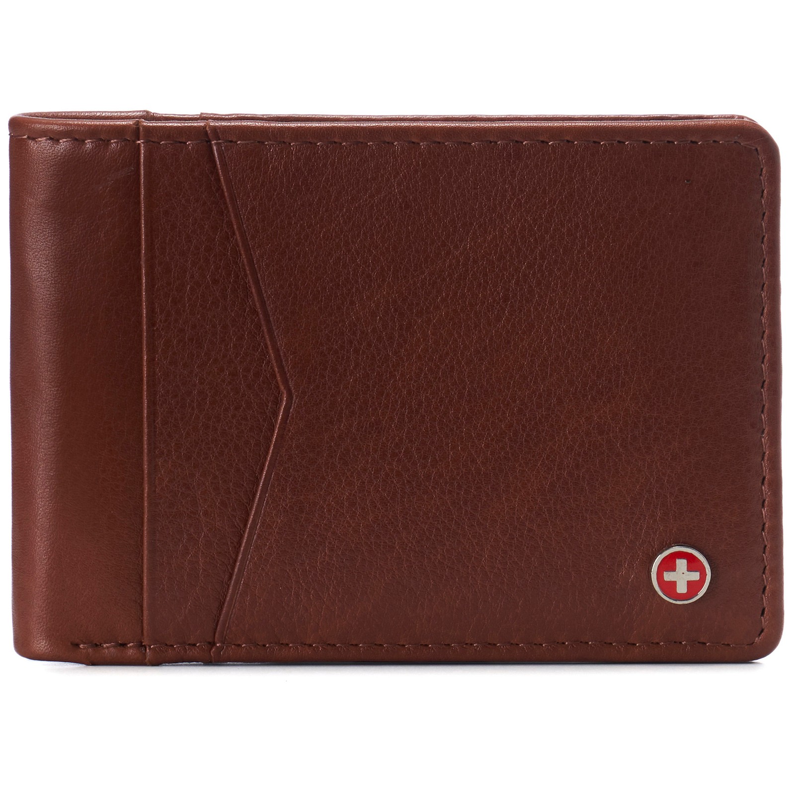 Alpine Swiss Delaney Slim Bifold Wallet | Front Pocket Wallet | 8 Card Slots ID