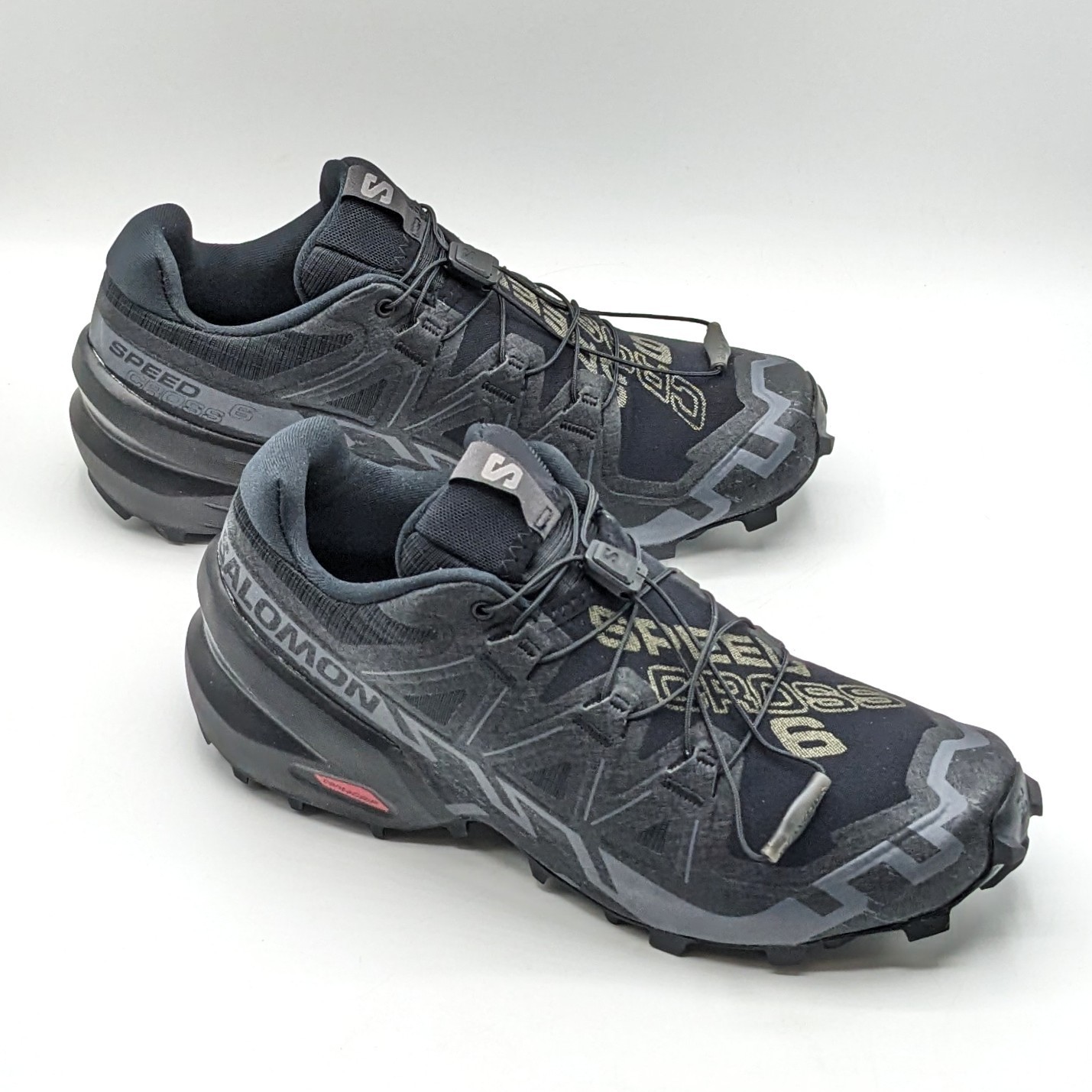 Salomon “Speedcross 6” Women’s Moderate Terrain Running Shoe (Black/Phantom) 8.5