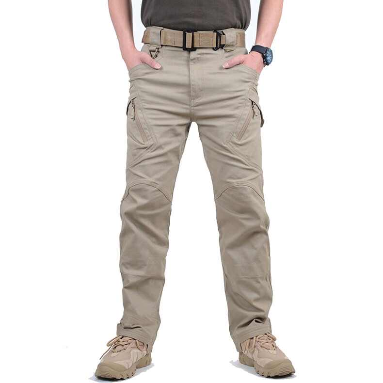 Mens Cargo Pants Tactical Waterproof Work Outdoor Hiking Combat Trousers US