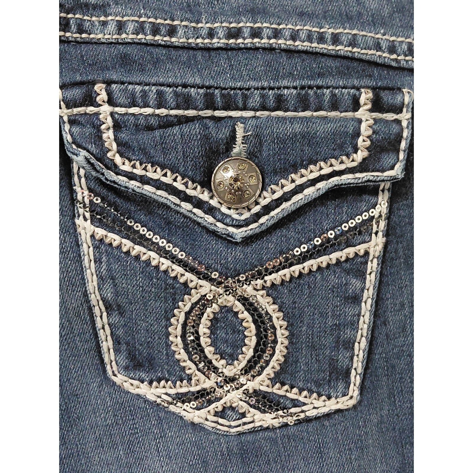 Maurices Premium Jeans Blue Denim Mid Rise Mid (10-12 in) Regular Size 15/16